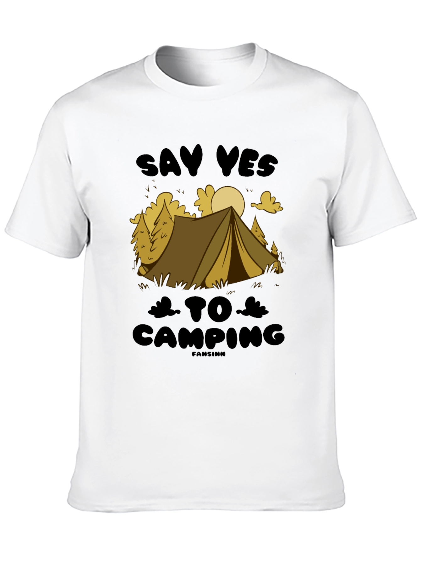 Say Yes to Camping Graphic T-Shirt