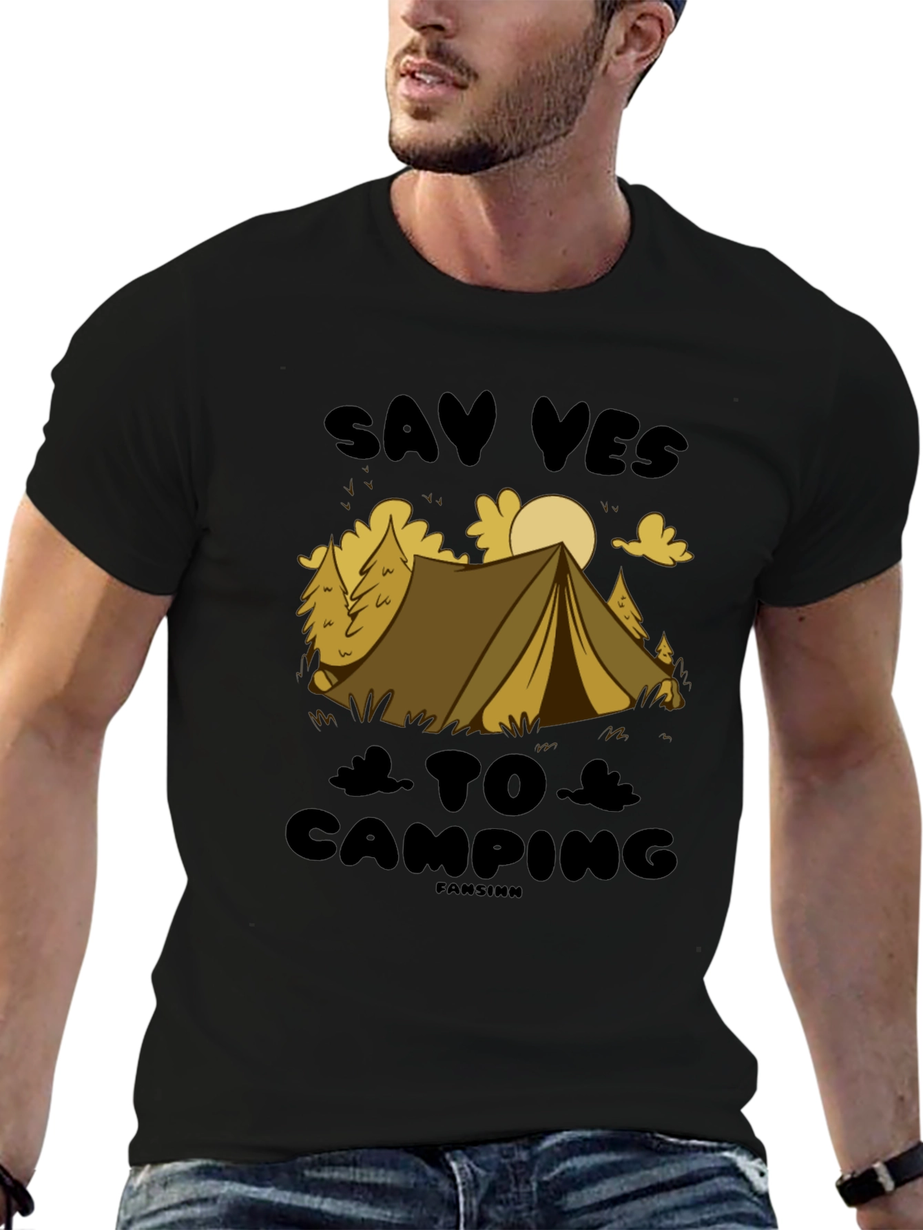 Say Yes to Camping Graphic T-Shirt