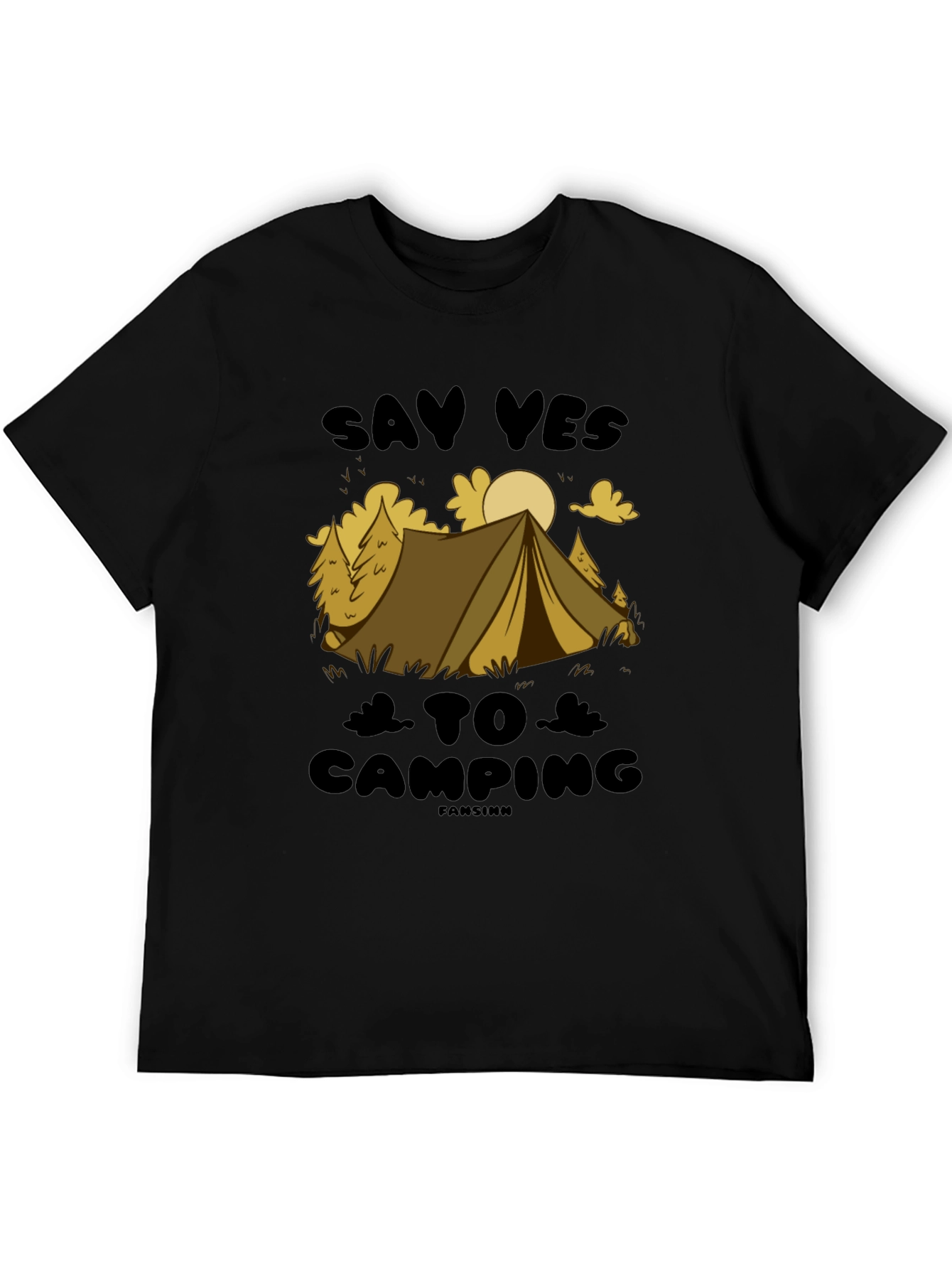 Say Yes to Camping Graphic T-Shirt