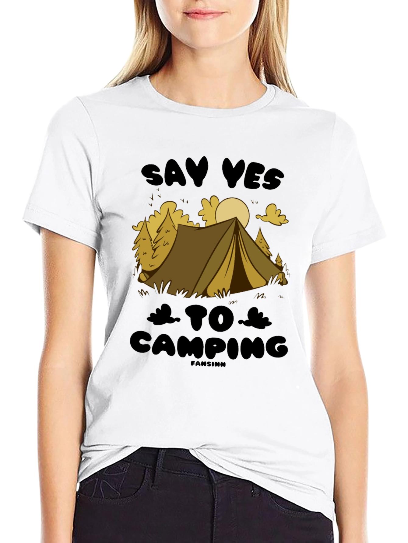 Say Yes to Camping Graphic T-Shirt