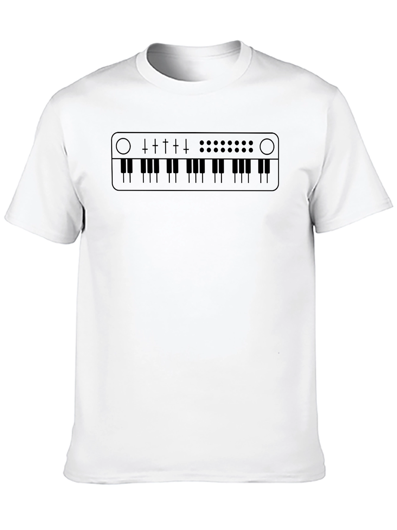 Synth Keyboard Graphic T-Shirt - Musician Apparel