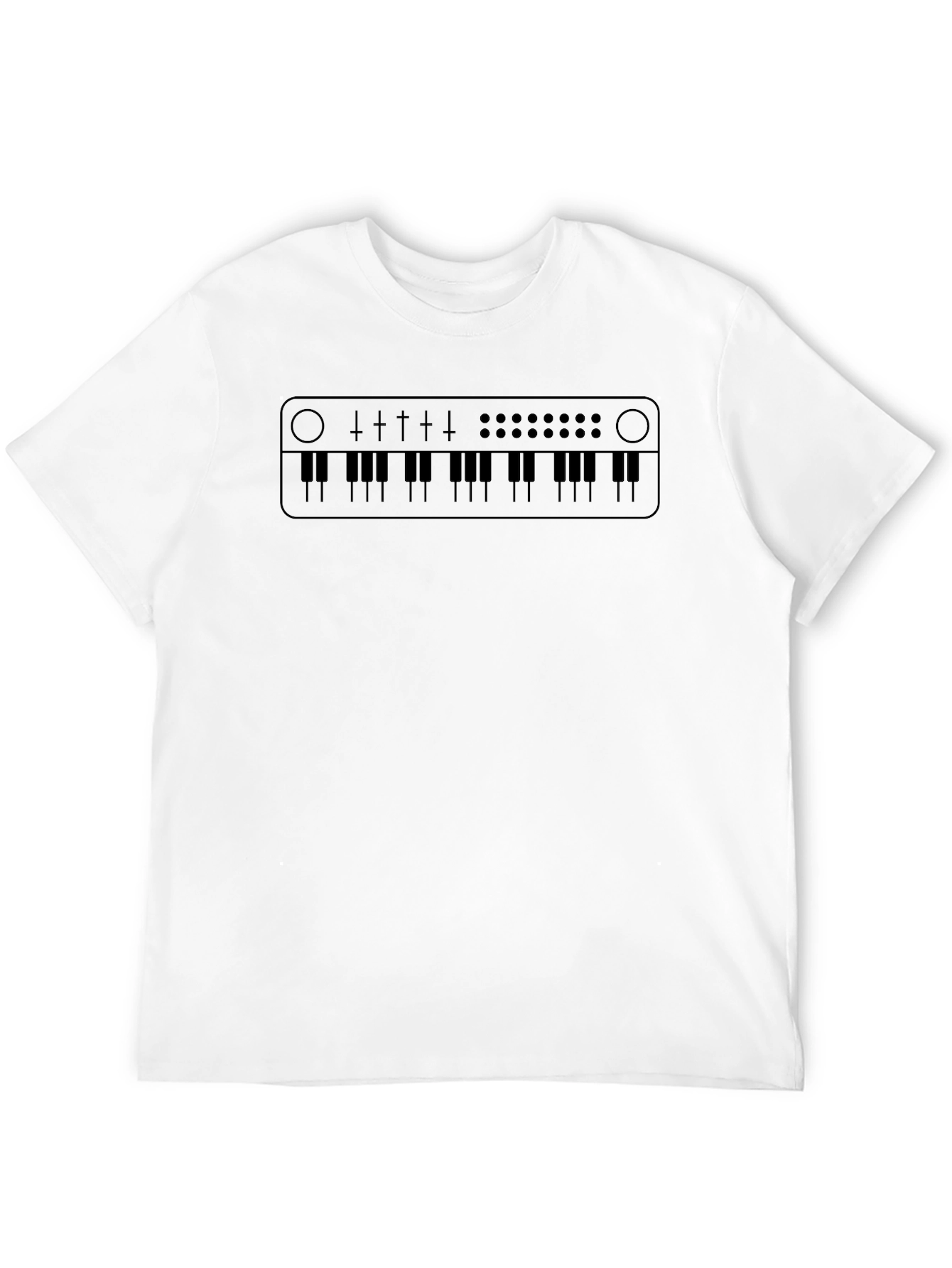 Synth Keyboard Graphic T-Shirt - Musician Apparel