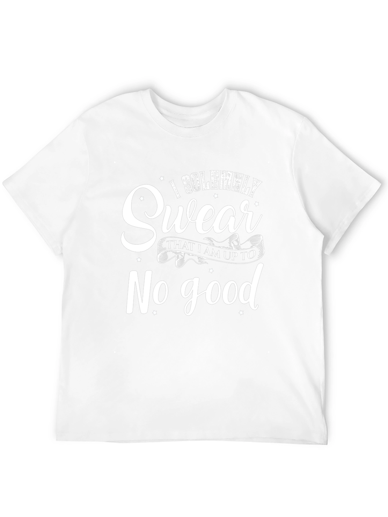 I Solemnly Swear Mens Black Graphic T-Shirt