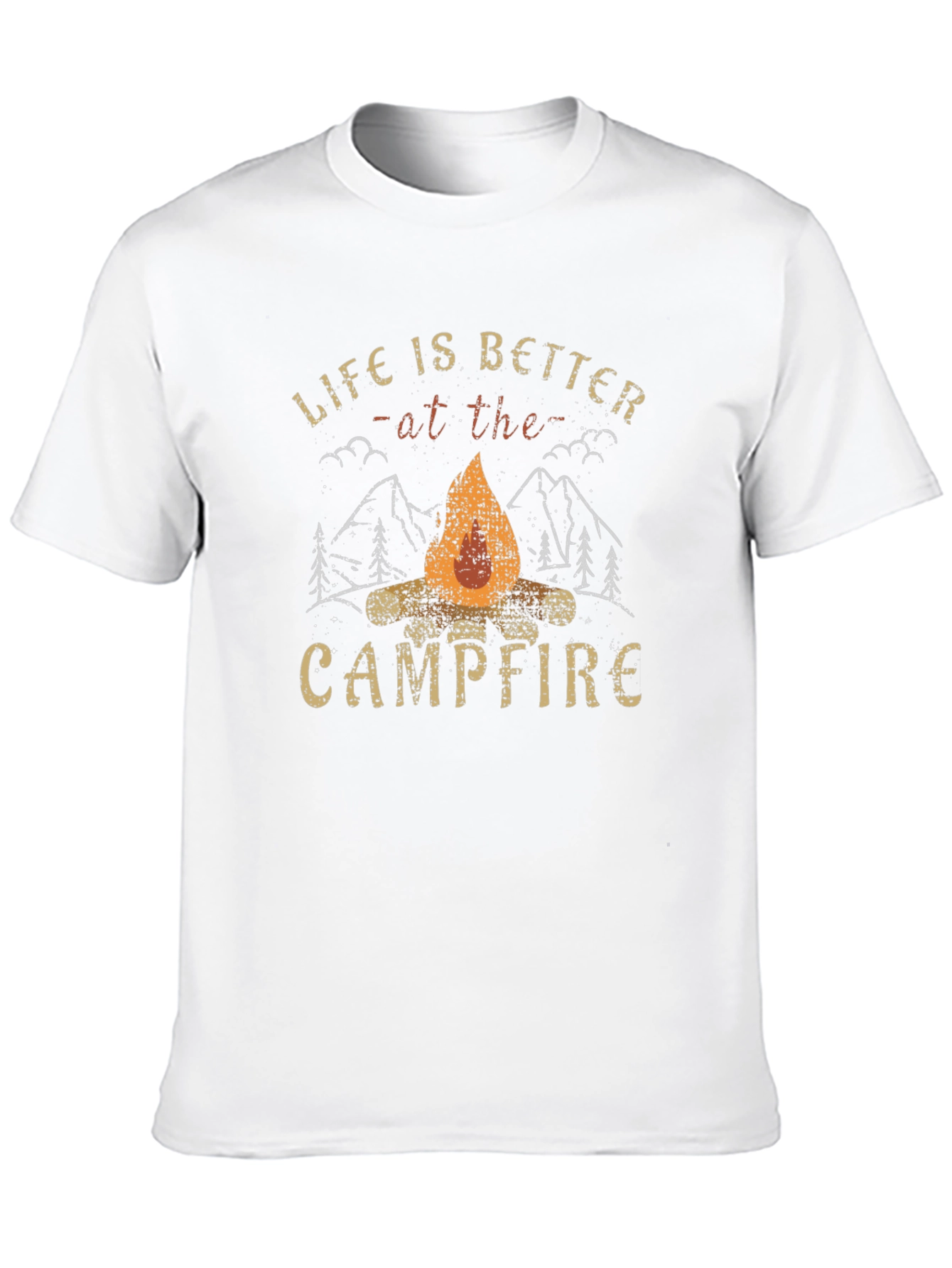 Campfire Graphic Tee - Life is Better Outdoors