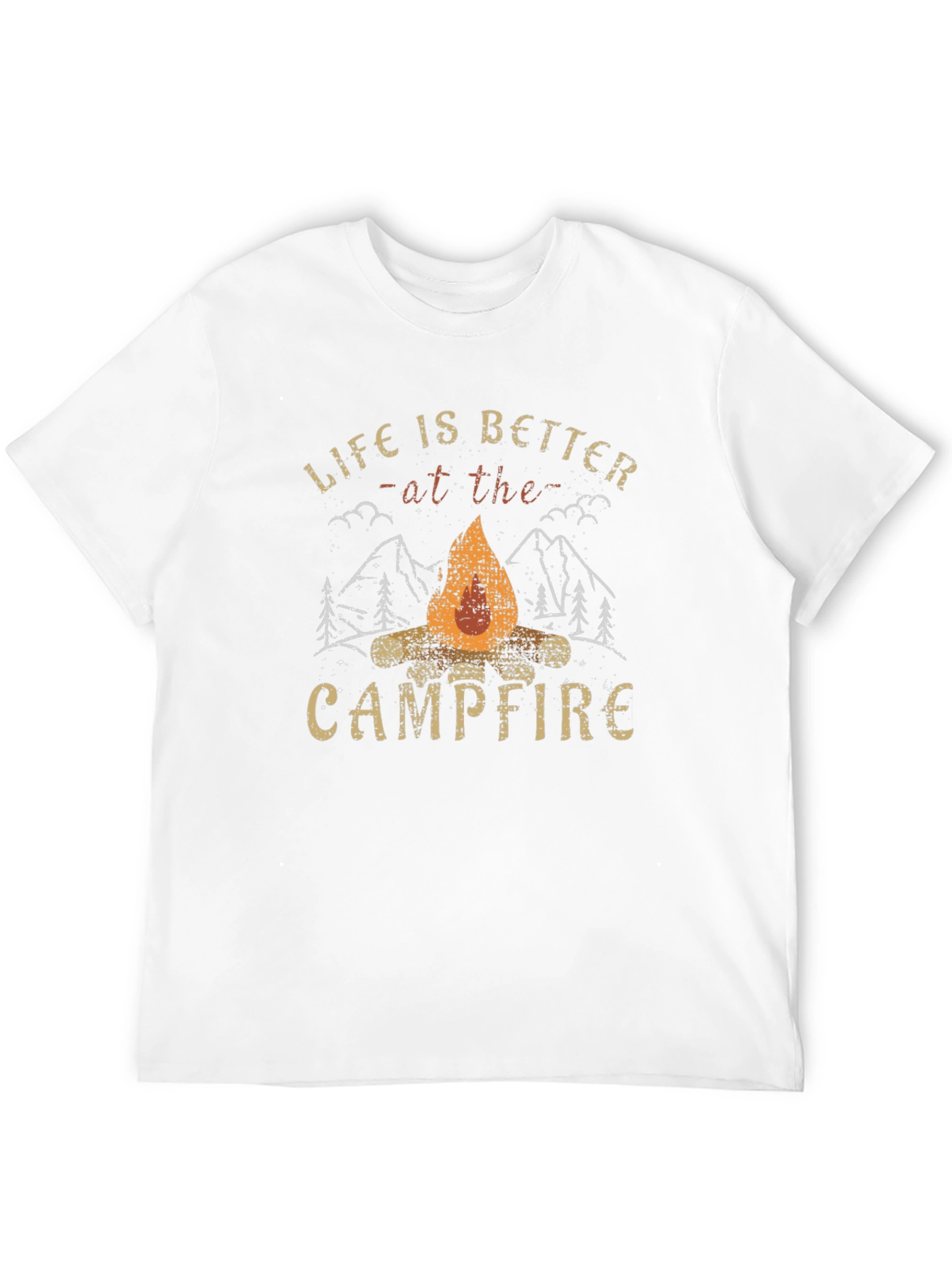 Campfire Graphic Tee - Life is Better Outdoors