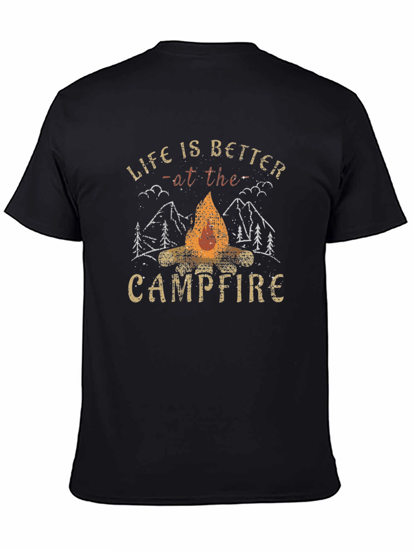 Campfire Graphic Tee - Life is Better Outdoors