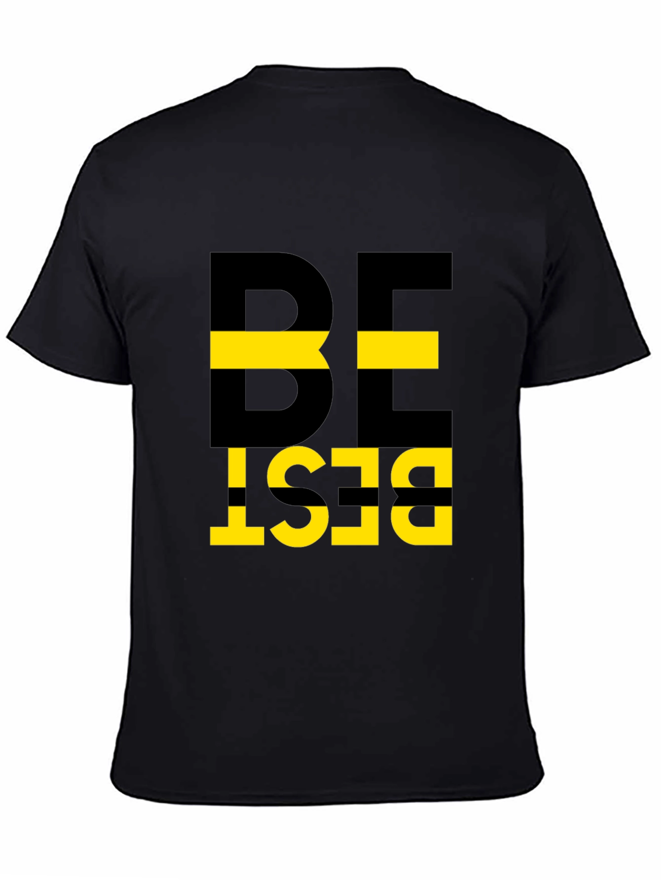 Be Best Graphic Tee - Mens Black Cotton T-Shirt
