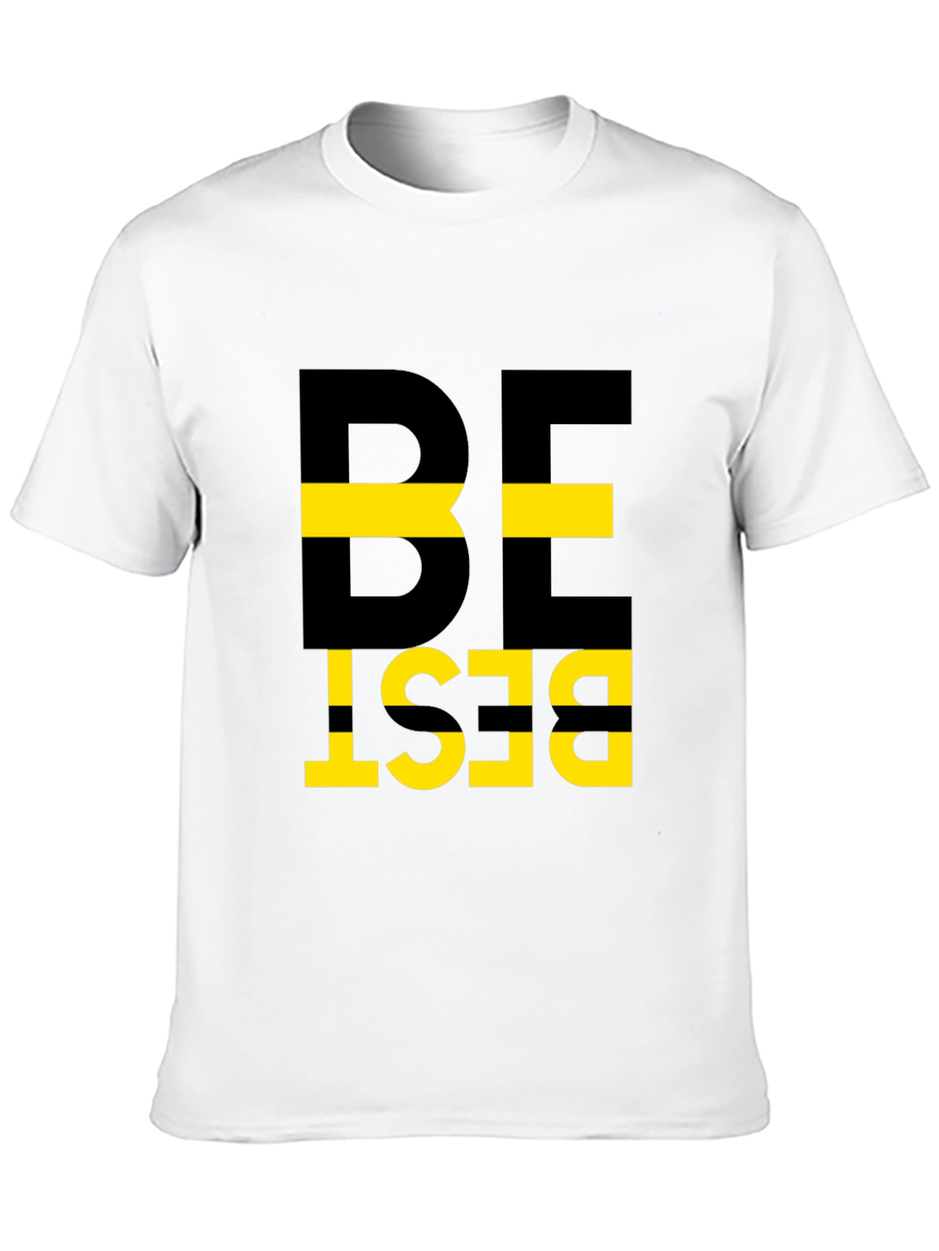 Be Best Graphic Tee - Mens Black Cotton T-Shirt