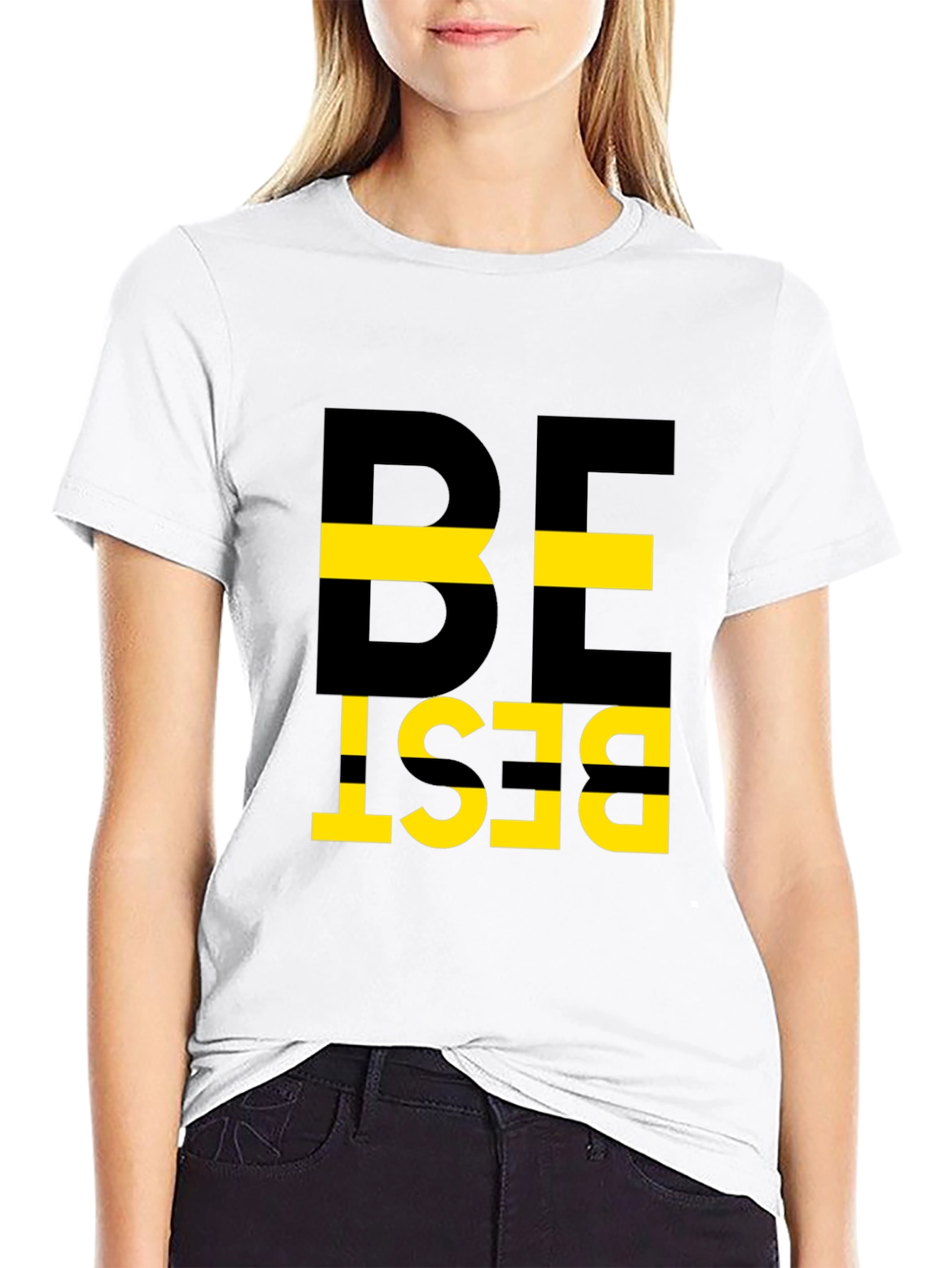 Be Best Graphic Tee - Mens Black Cotton T-Shirt