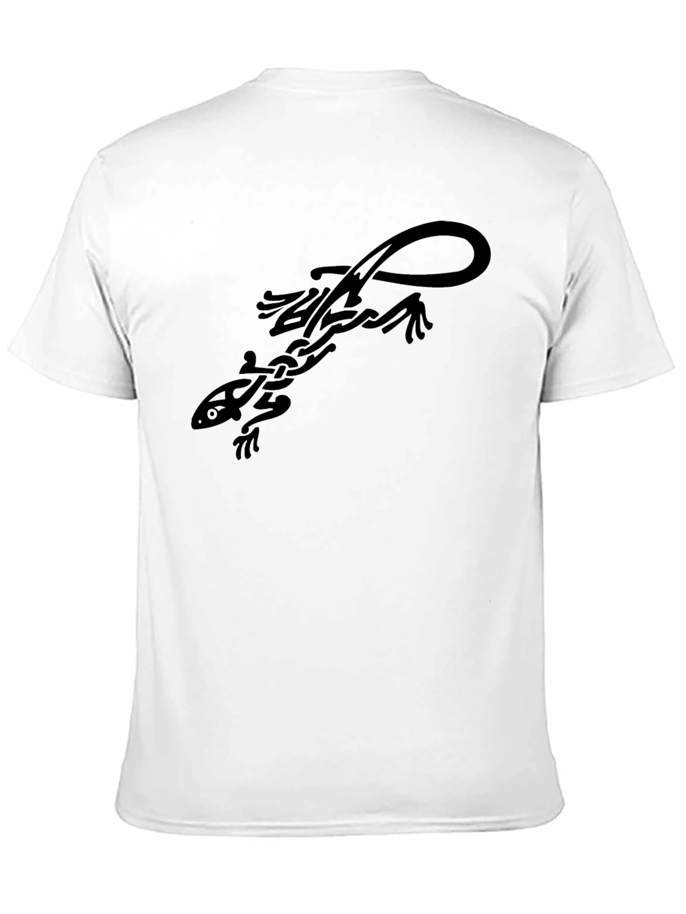 Tribal Lizard Graphic Tee - Cool Casual Style