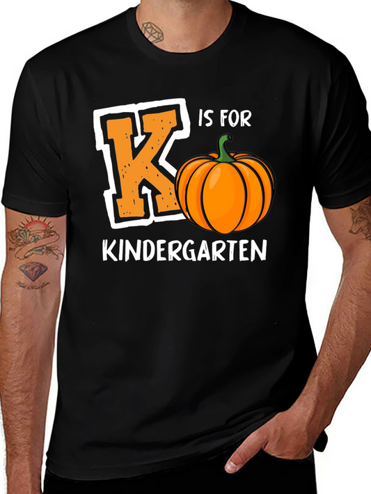 K is for Kindergarten Pumpkin T-Shirt