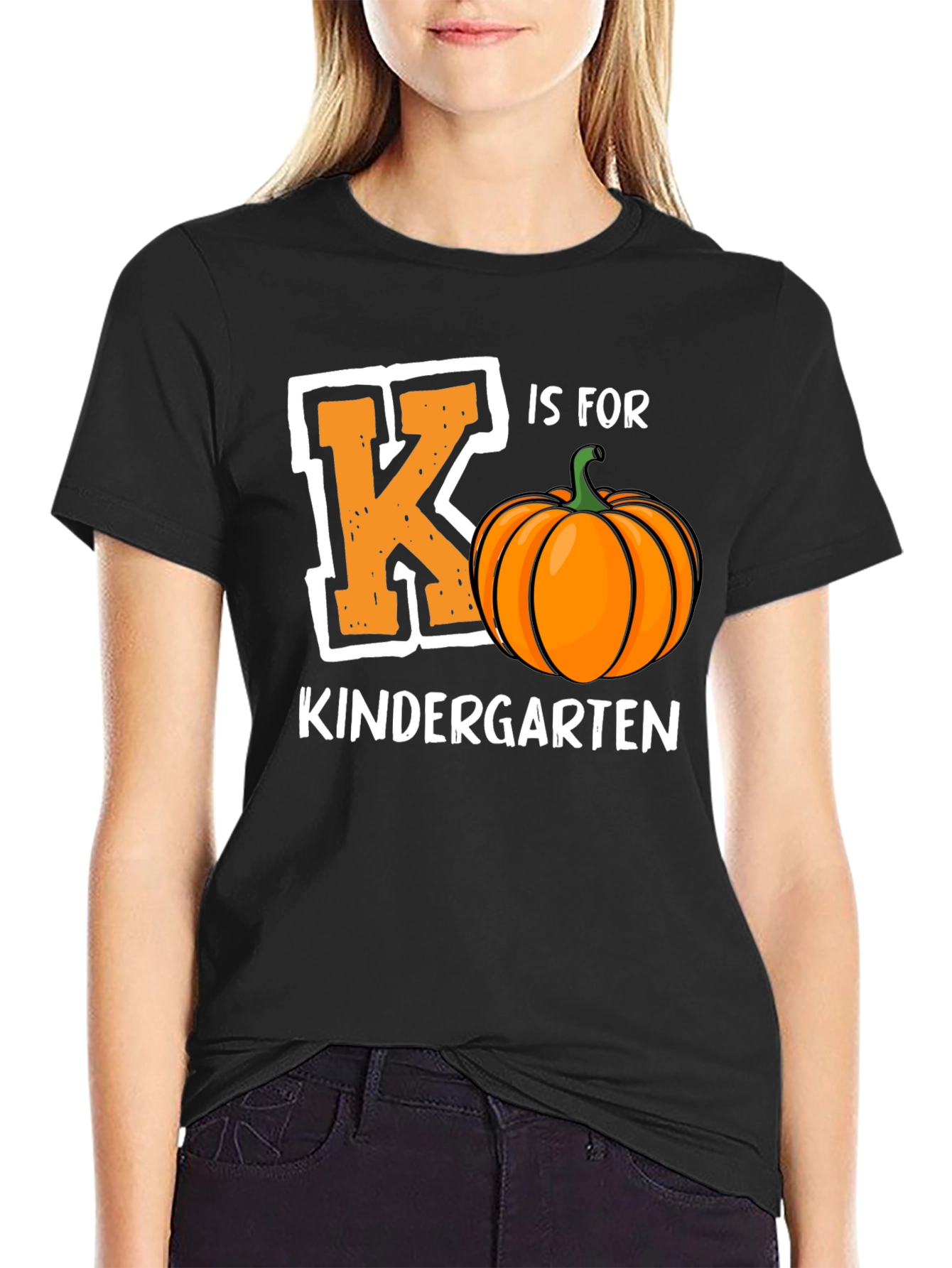 K is for Kindergarten Pumpkin T-Shirt