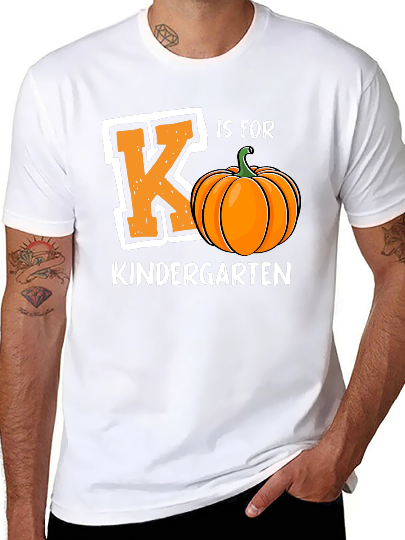 K is for Kindergarten Pumpkin T-Shirt