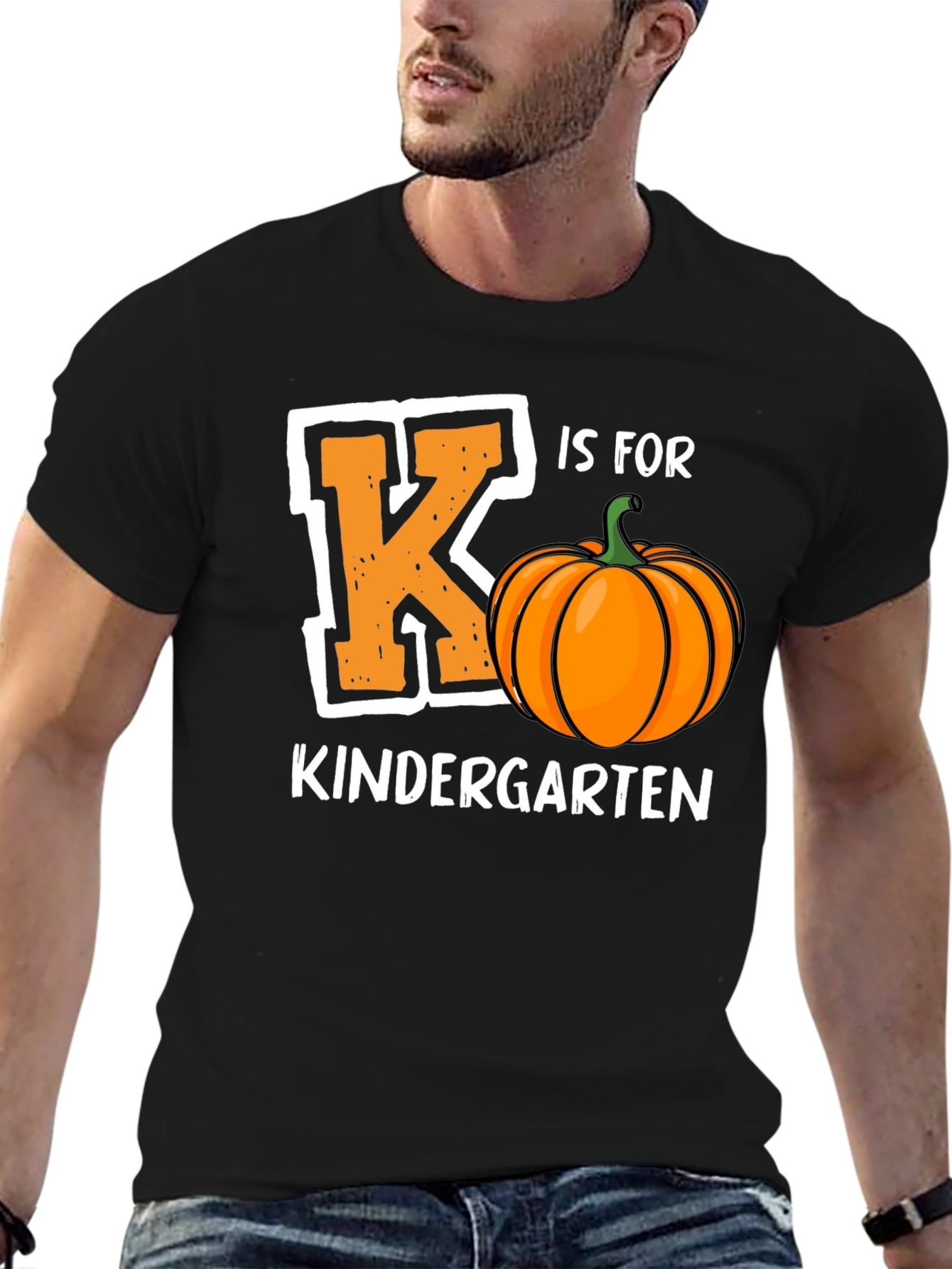 K is for Kindergarten Pumpkin T-Shirt