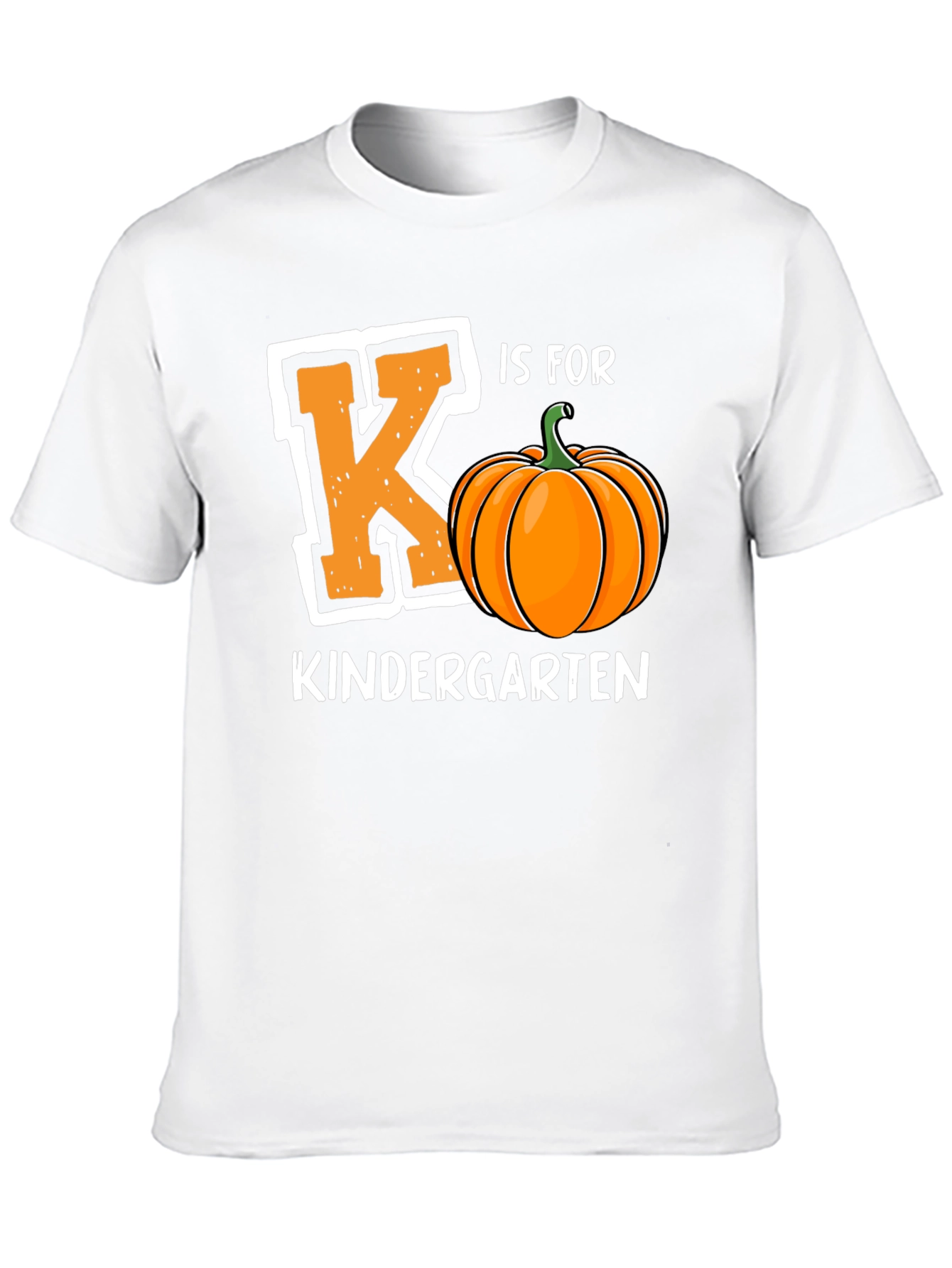 K is for Kindergarten Pumpkin T-Shirt