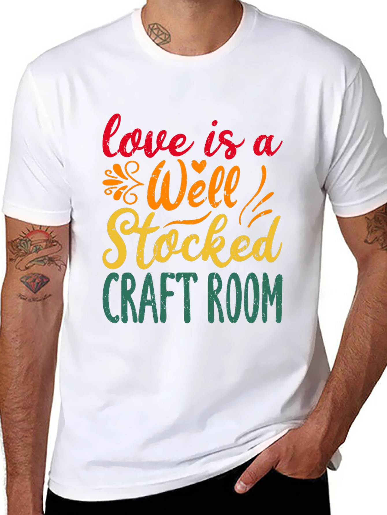 Craft Room T-Shirt: Love Is A Well-Stocked Room