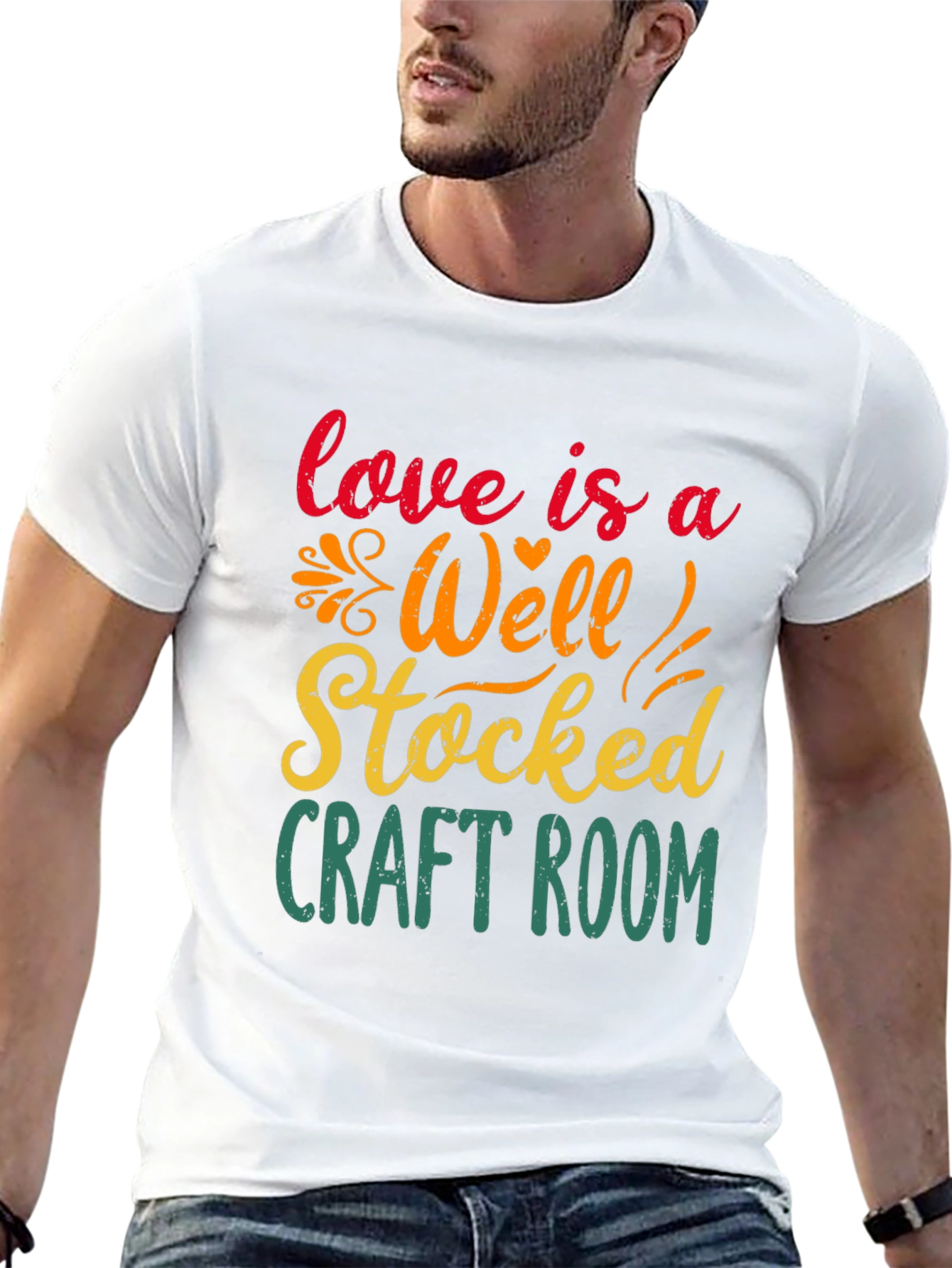 Craft Room T-Shirt: Love Is A Well-Stocked Room