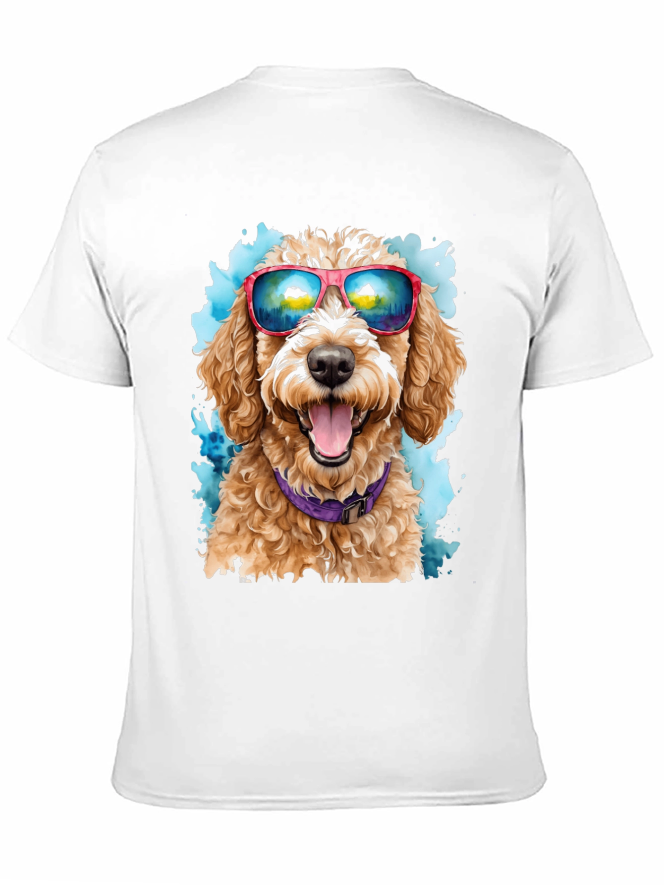 Dog with Sunglasses T-Shirt - Cool Canine Style