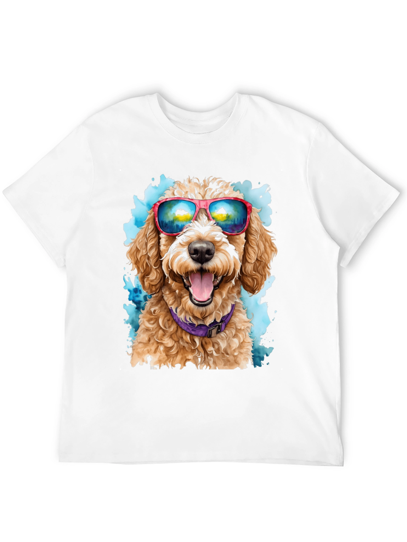 Dog with Sunglasses T-Shirt - Cool Canine Style