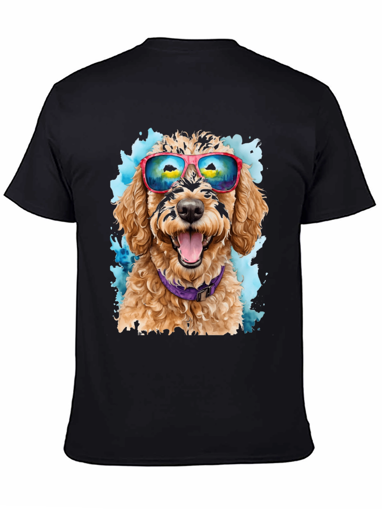 Dog with Sunglasses T-Shirt - Cool Canine Style