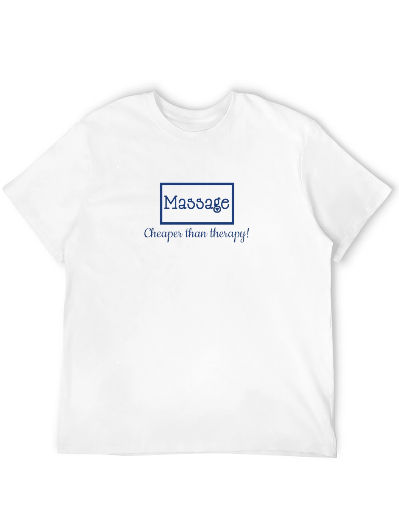 Massage Cheaper Than Therapy Black T-Shirt