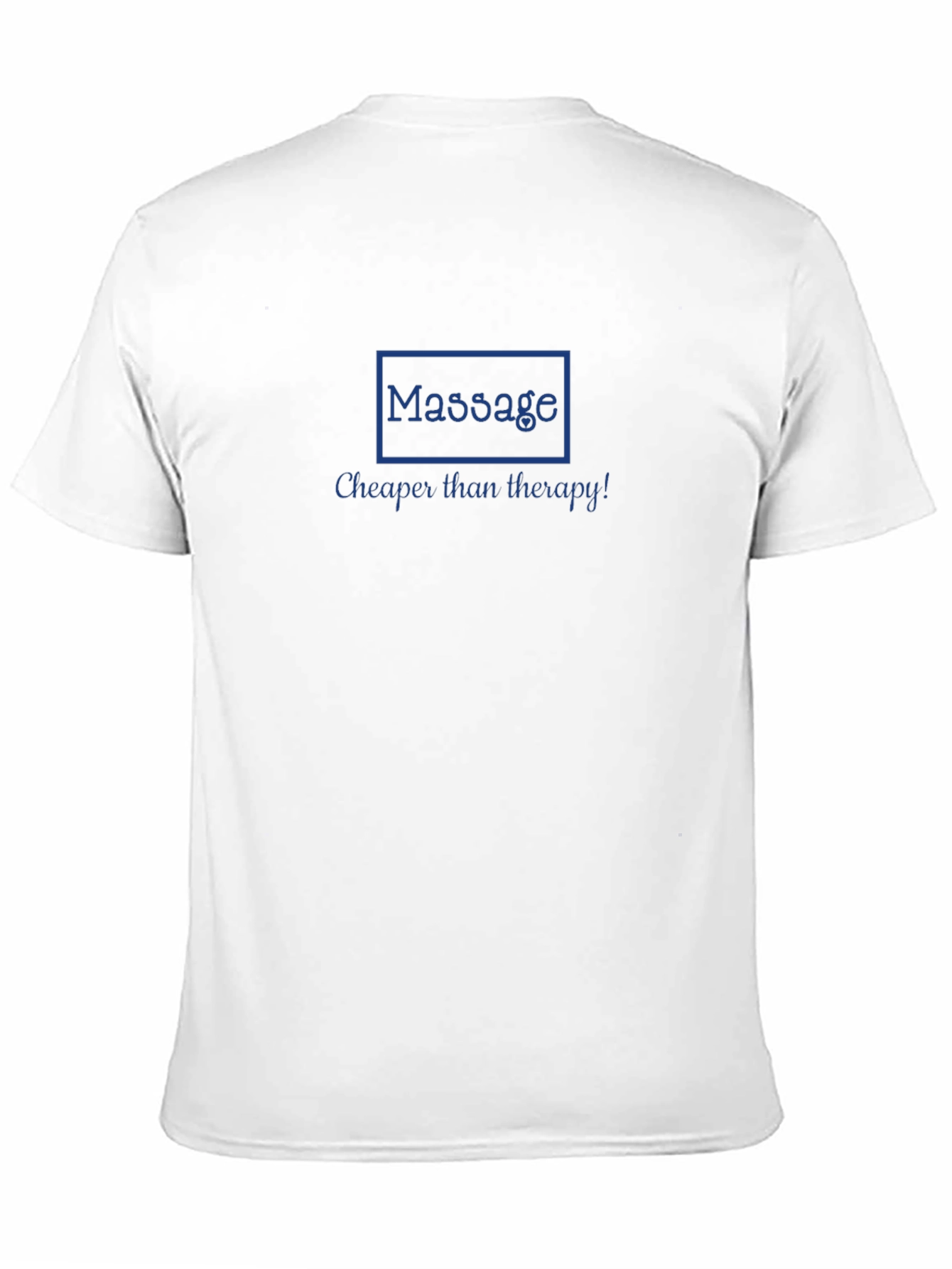 Massage Cheaper Than Therapy Black T-Shirt