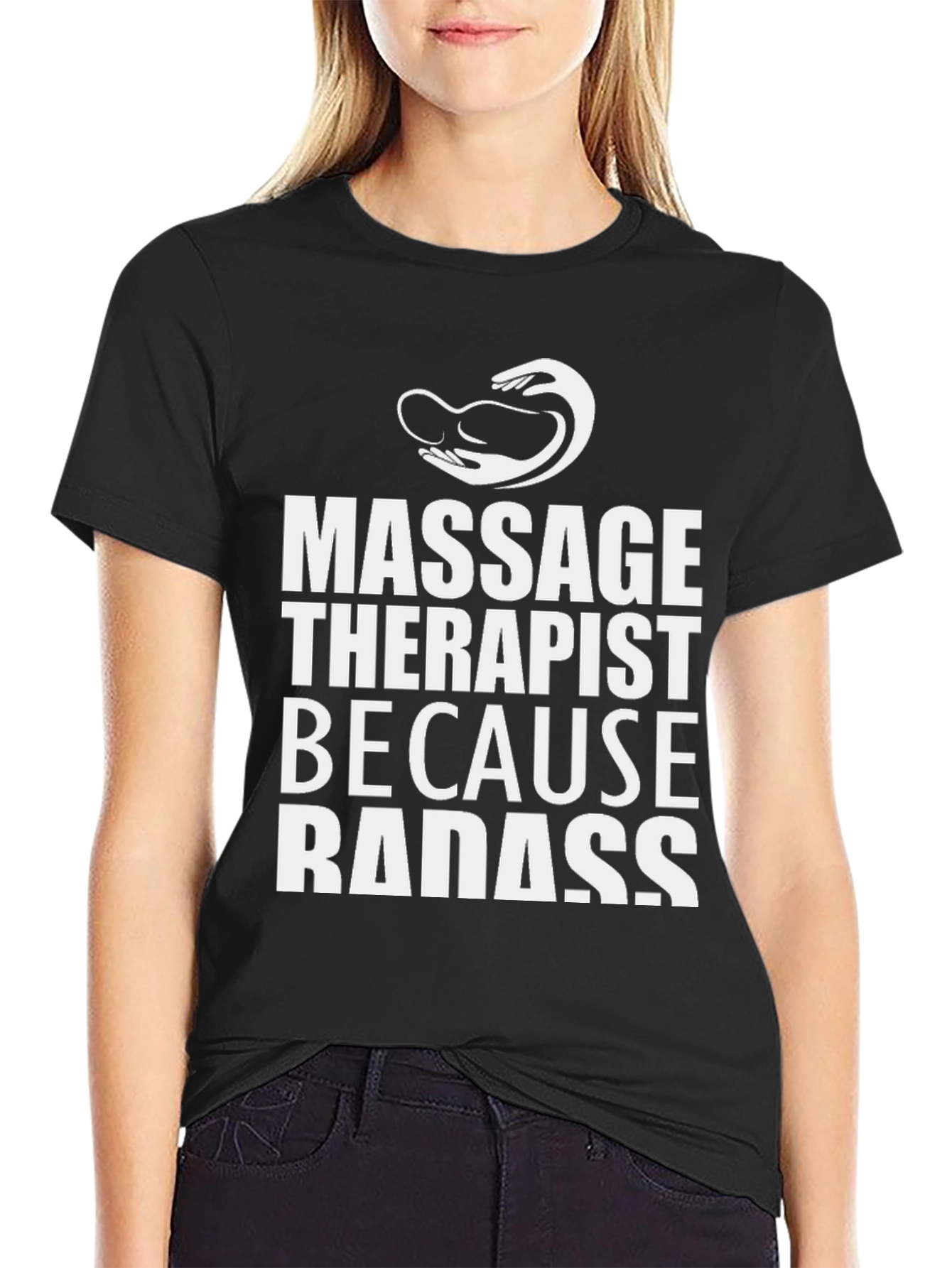 Massage Therapist Badass Graphic T-Shirt