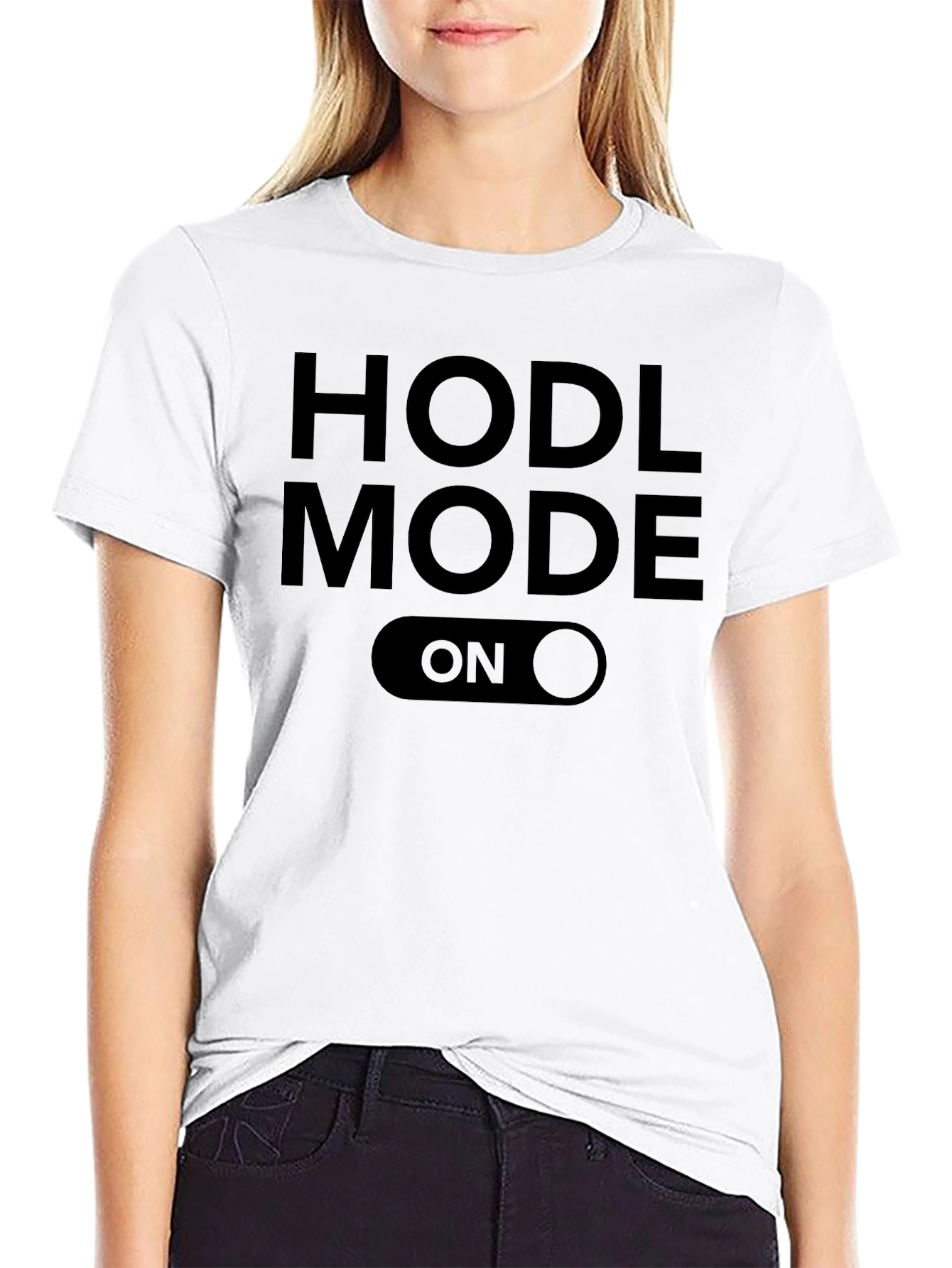 HODL Mode ON Black T-Shirt - Crypto Investor