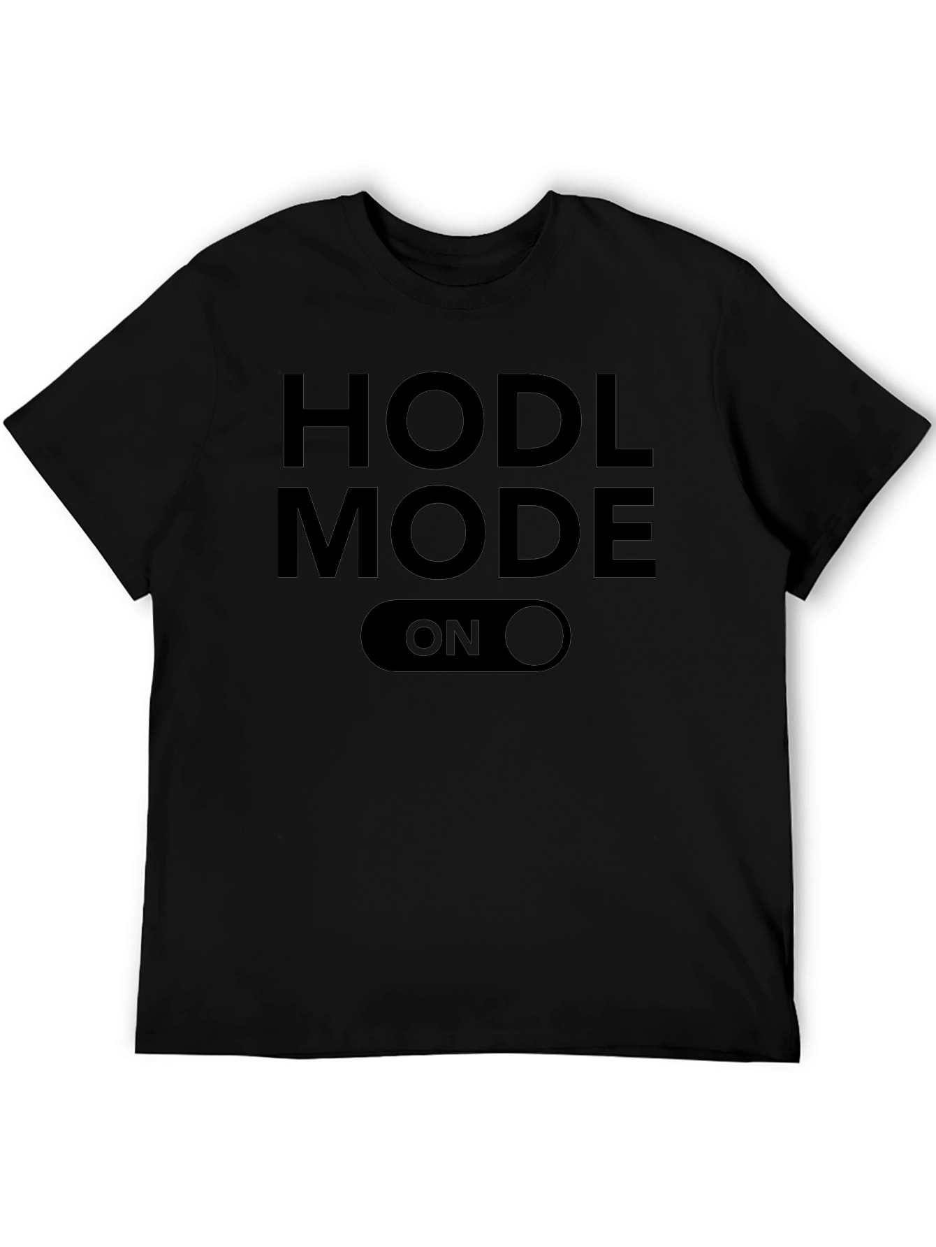 HODL Mode ON Black T-Shirt - Crypto Investor