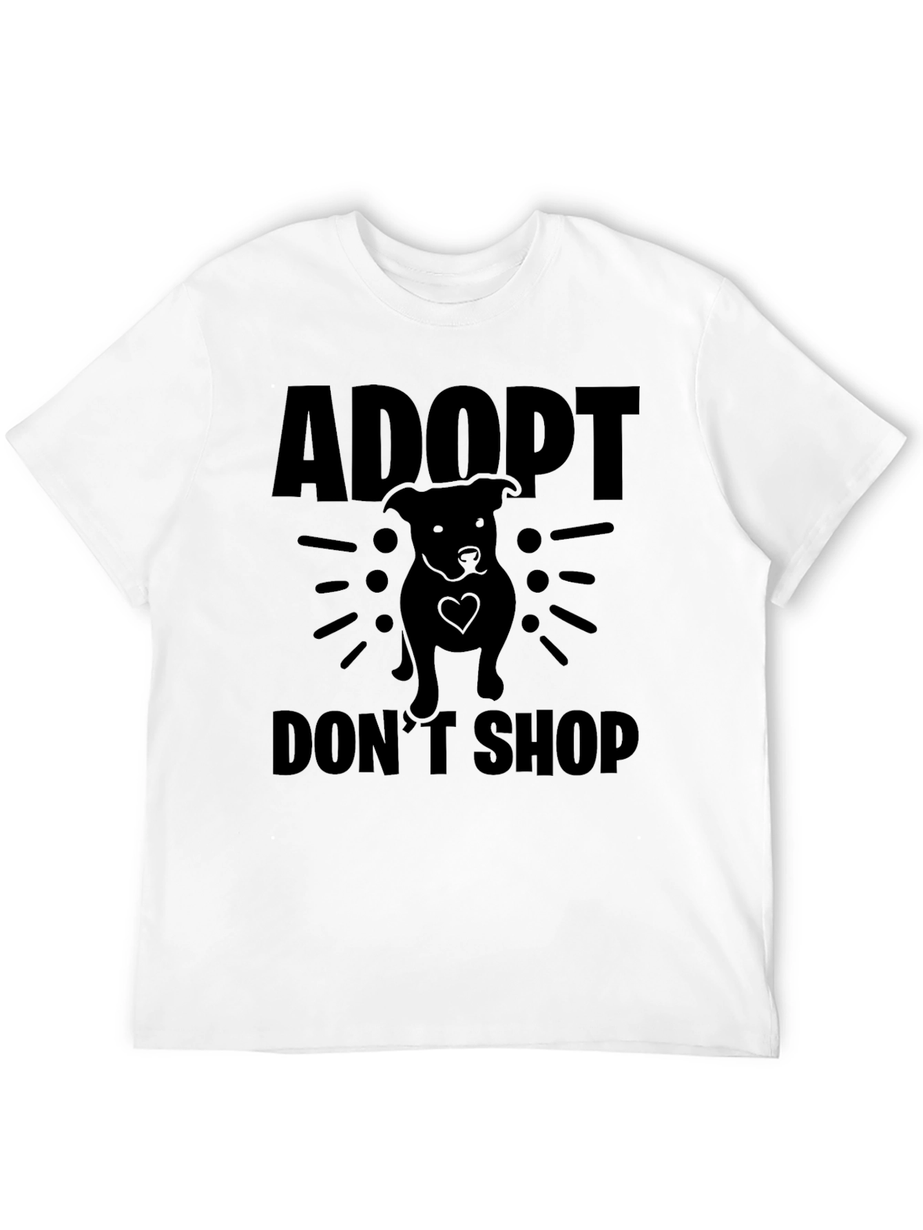Adopt Dont Shop Graphic T-Shirt