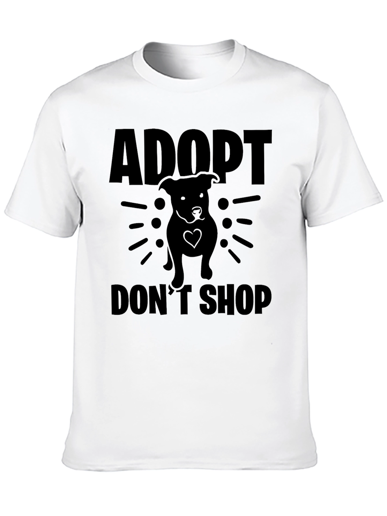 Adopt Dont Shop Graphic T-Shirt