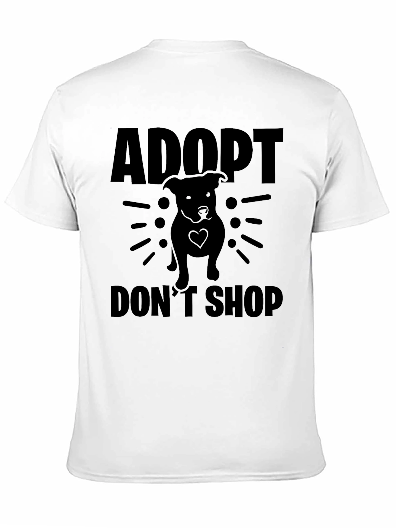 Adopt Dont Shop Graphic T-Shirt