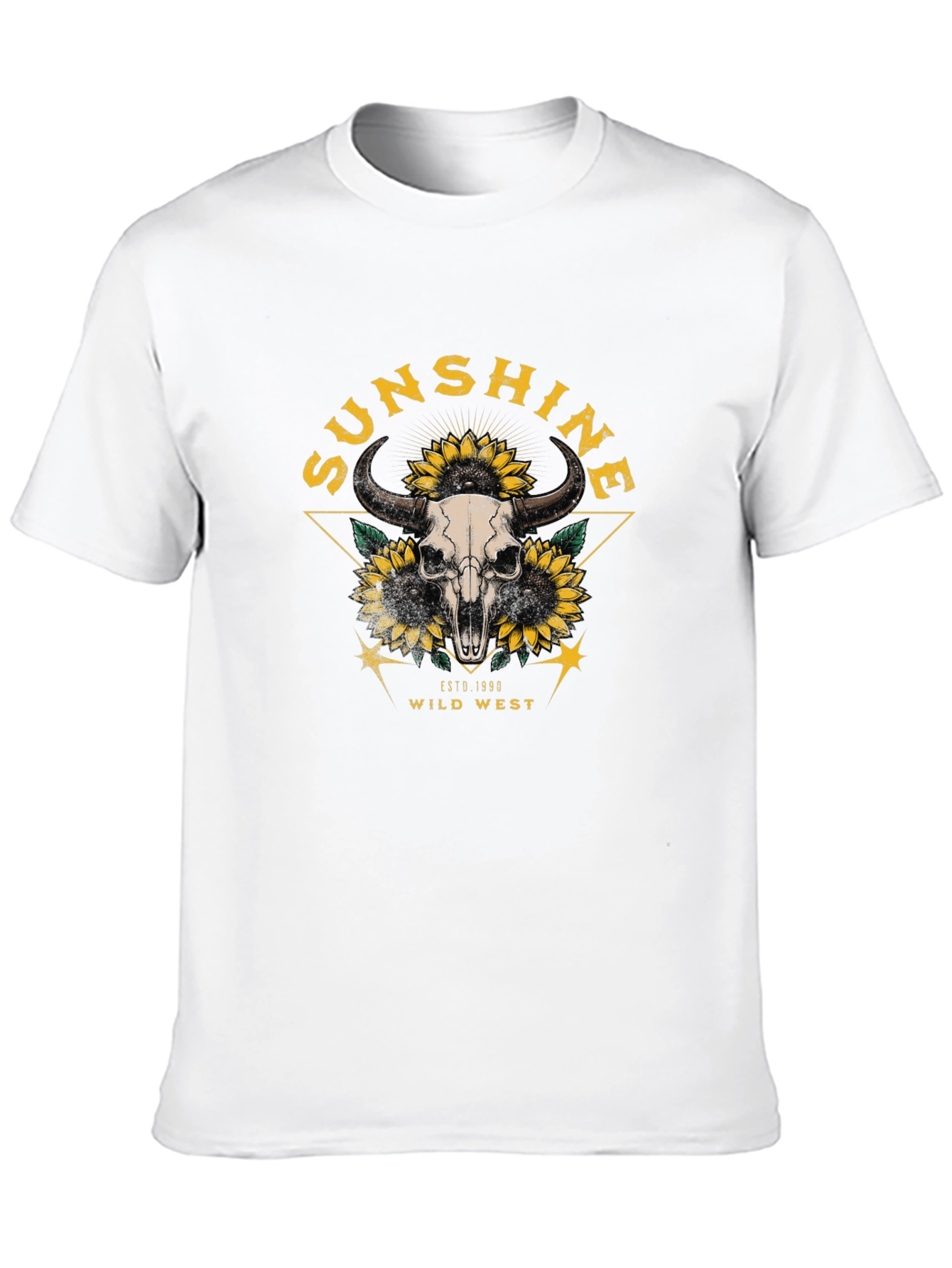 Sunshine Wild West Skull Tee