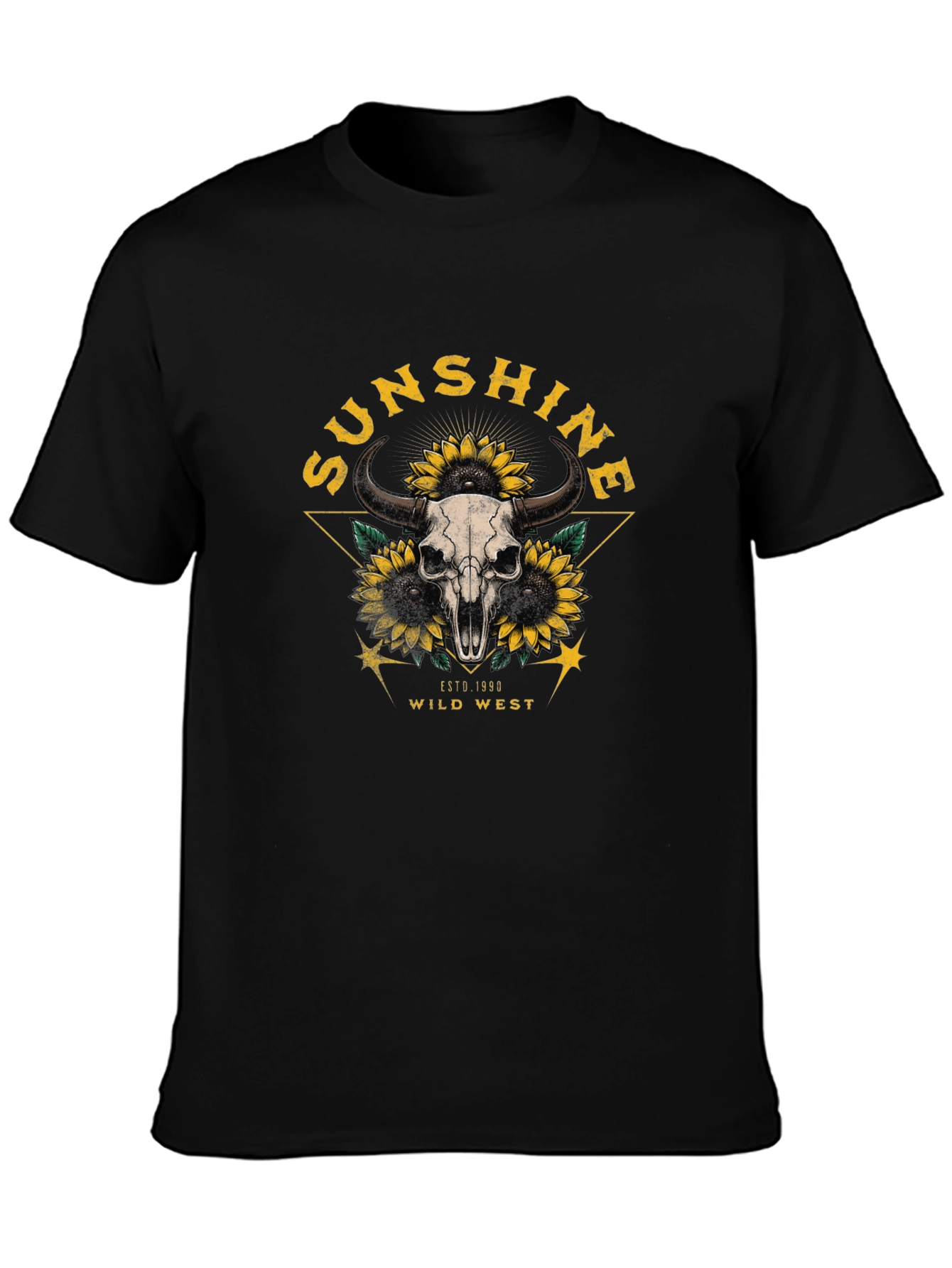 Sunshine Wild West Skull Tee