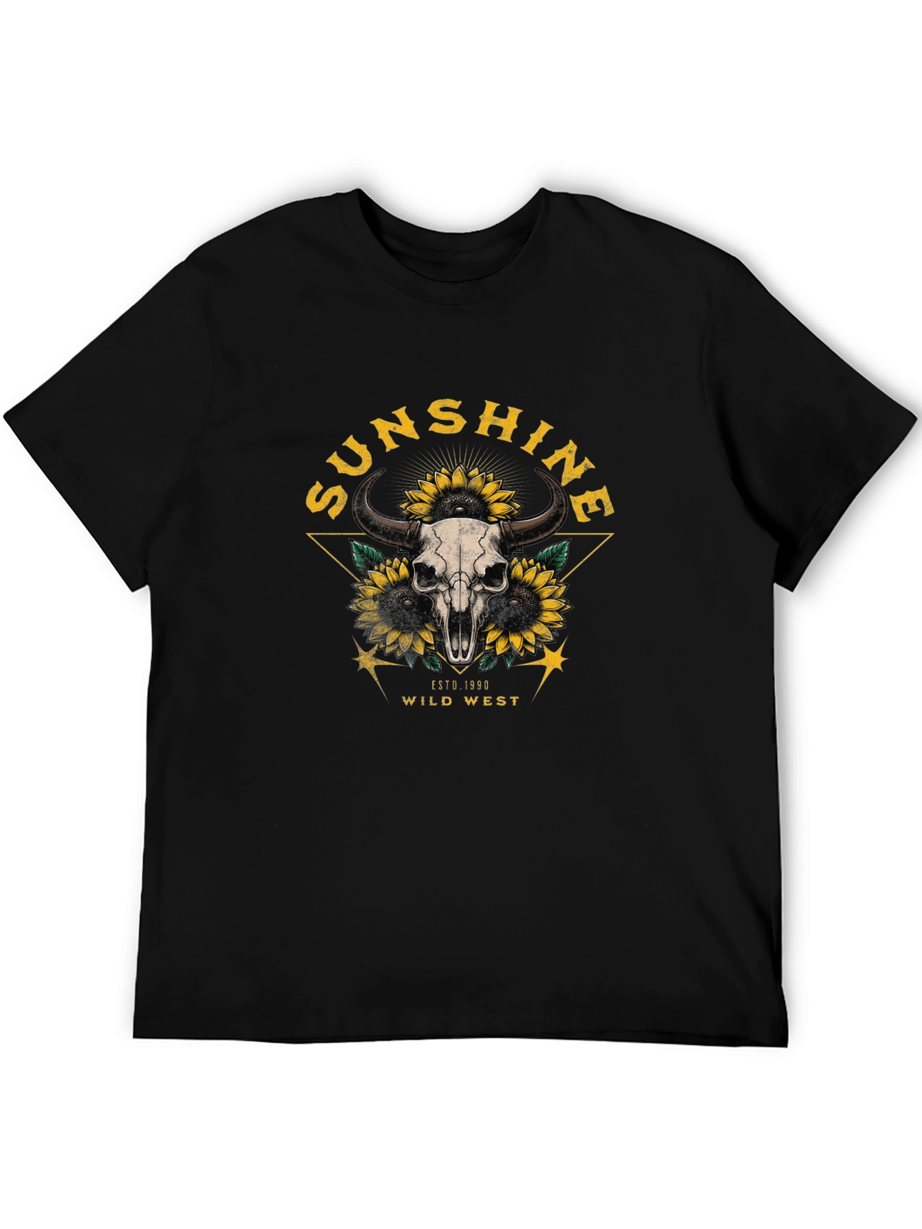 Sunshine Wild West Skull Tee