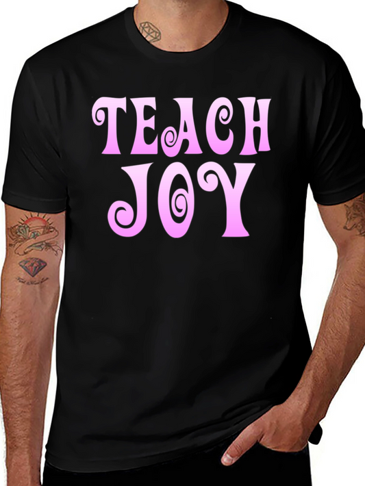 Teach Joy Pink Graphic Tee