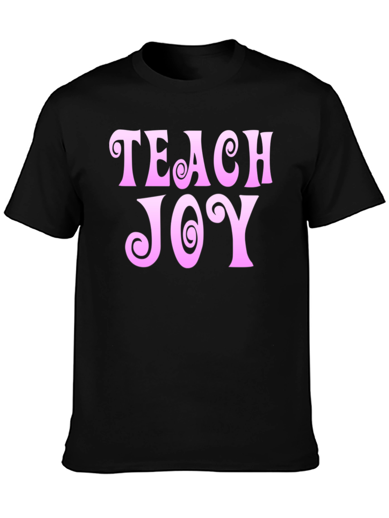 Teach Joy Pink Graphic Tee