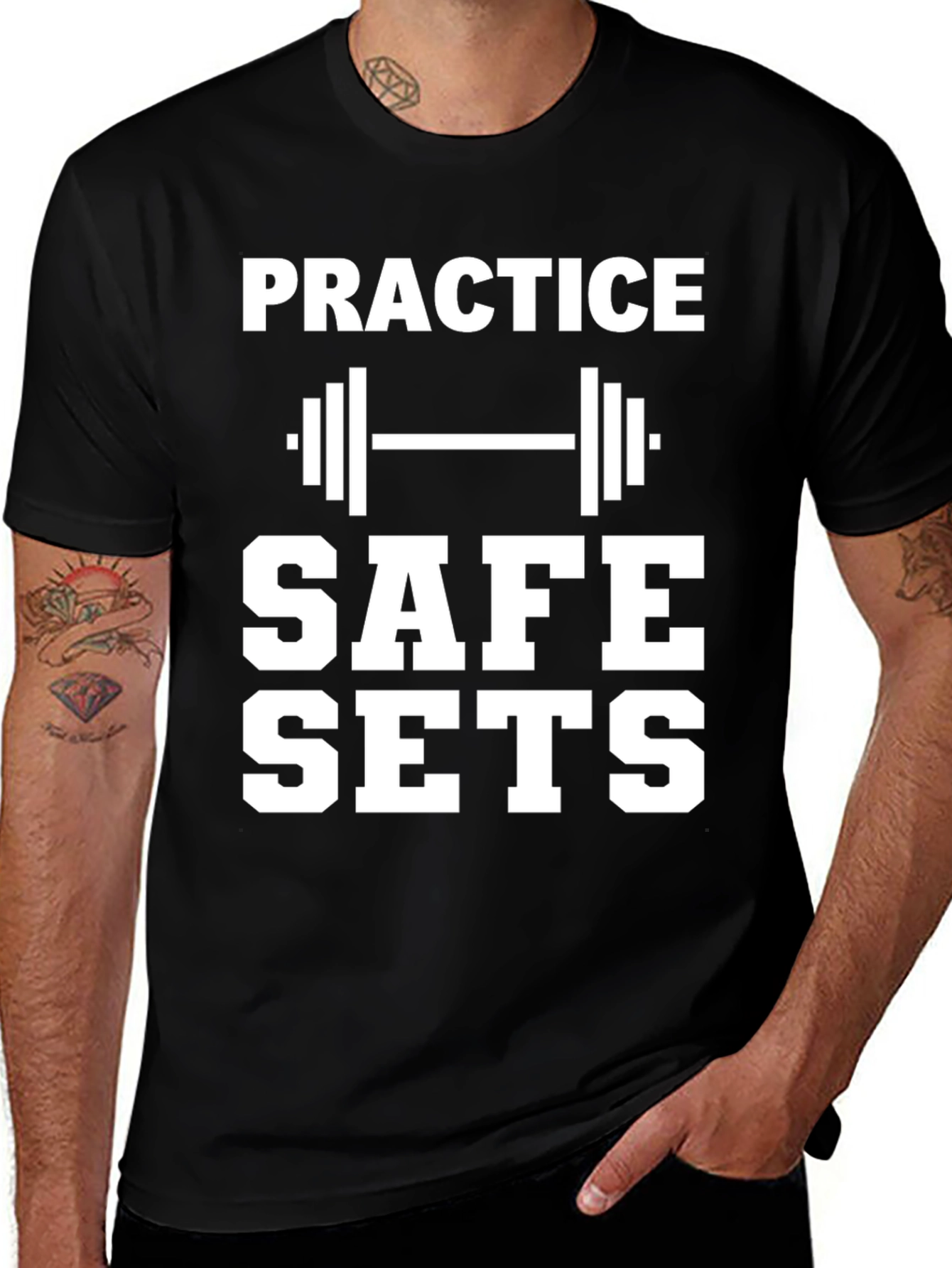Practice Safe Sets Graphic T-Shirt