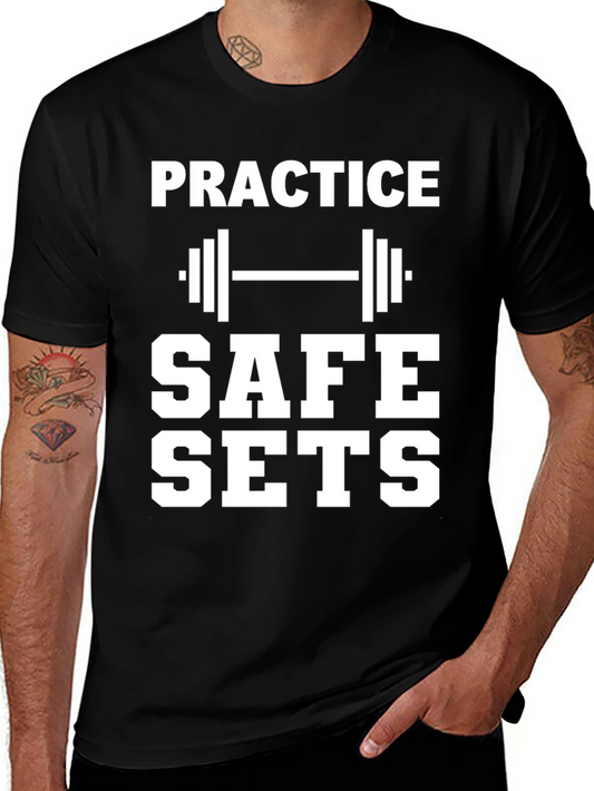 Practice Safe Sets Graphic T-Shirt