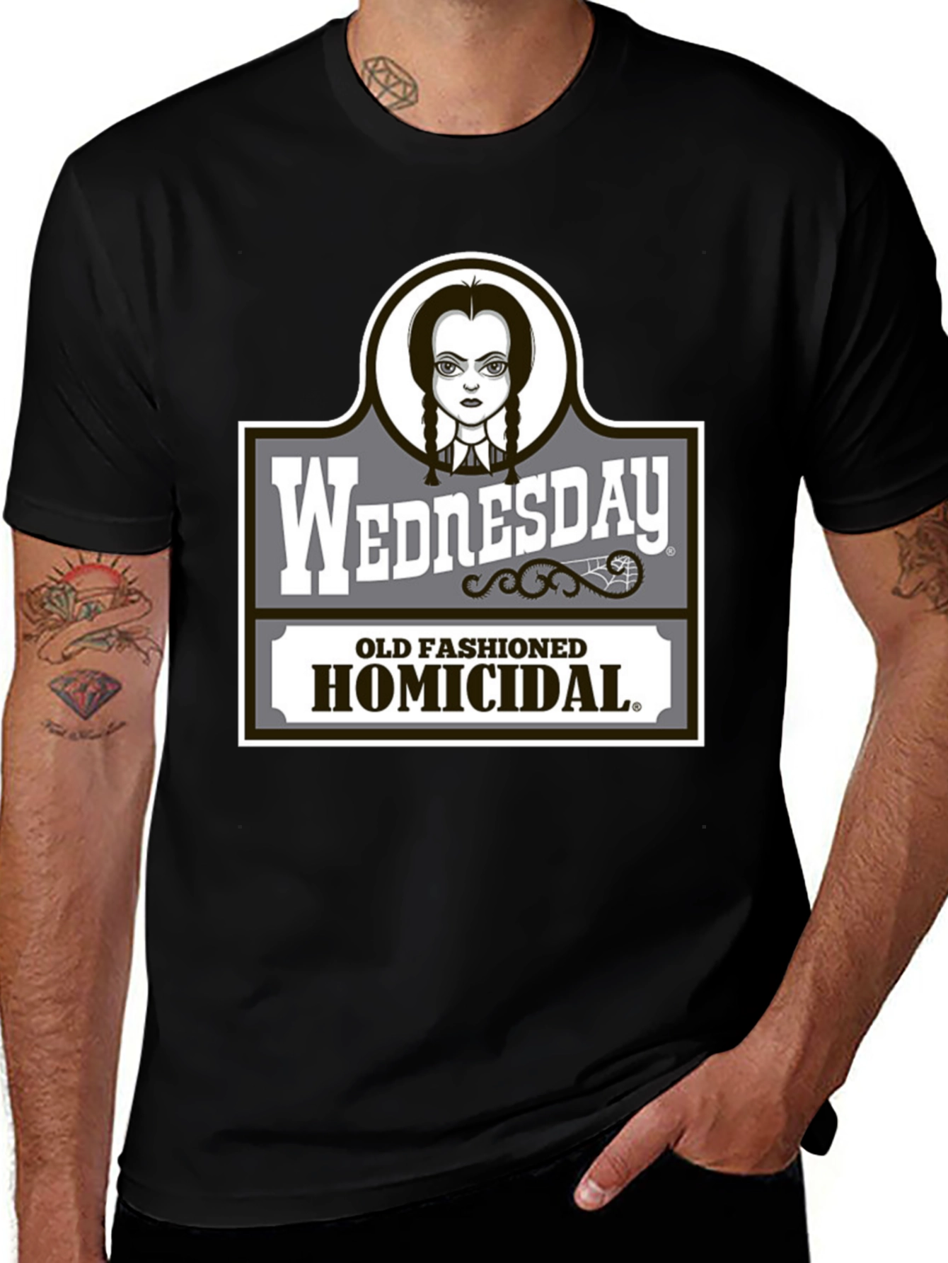 Wednesday Addams Homicidal T-Shirt