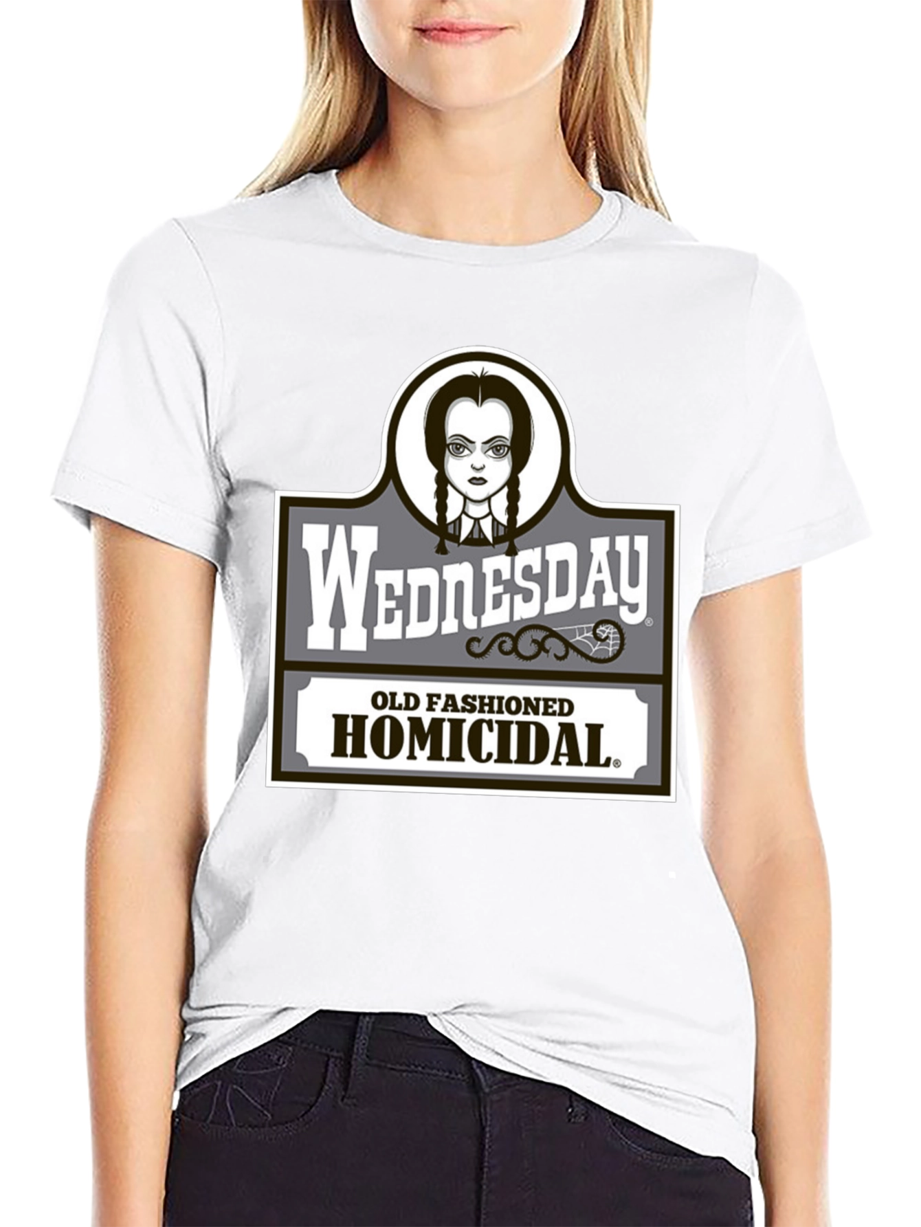Wednesday Addams Homicidal T-Shirt