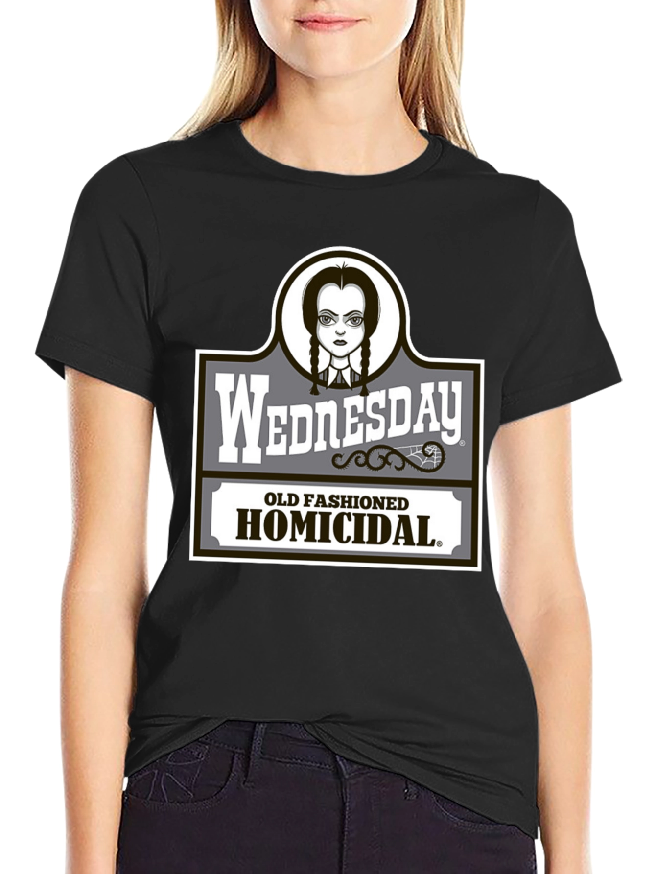 Wednesday Addams Homicidal T-Shirt