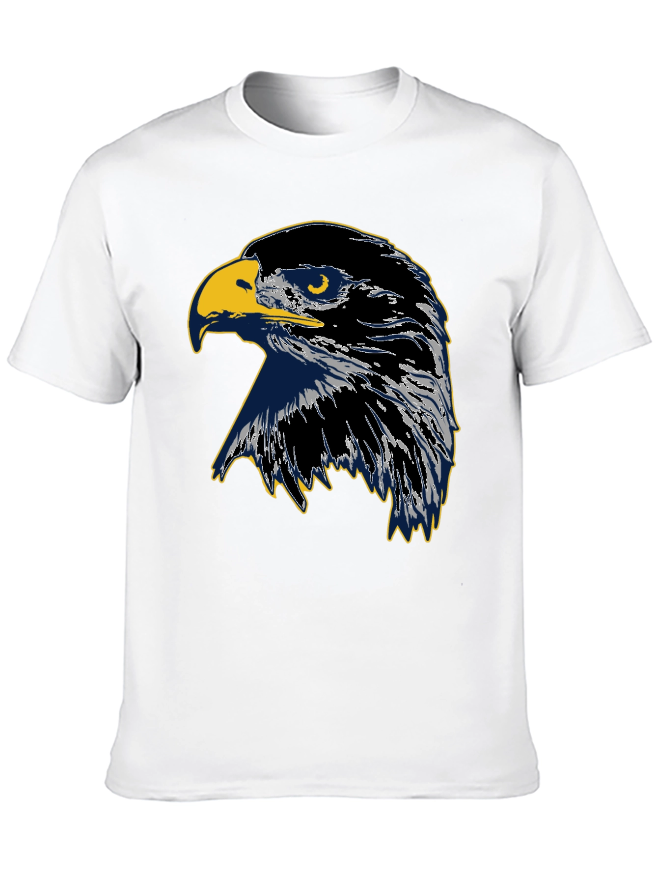 Eagle Graphic Black Cotton Tee