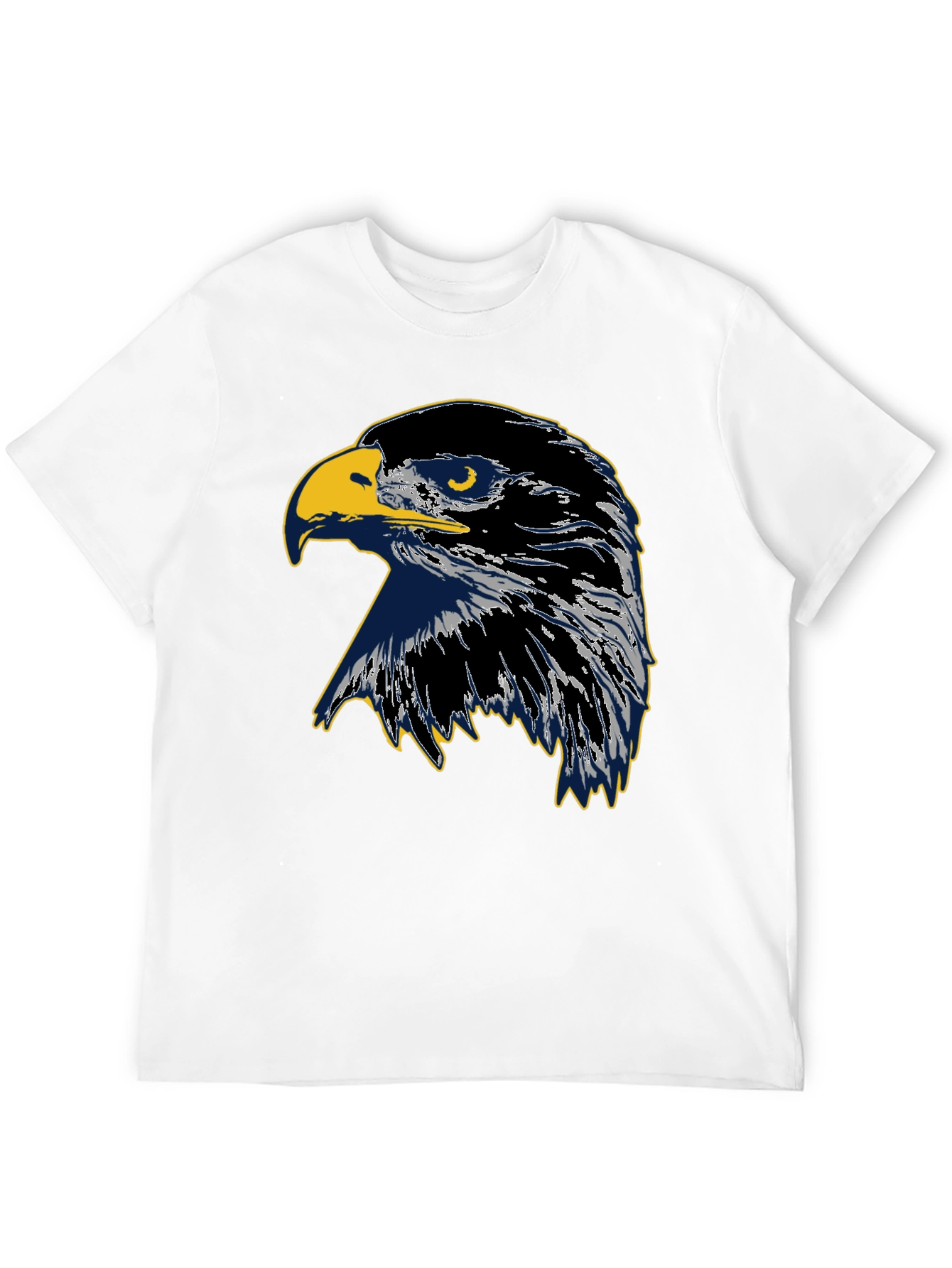 Eagle Graphic Black Cotton Tee