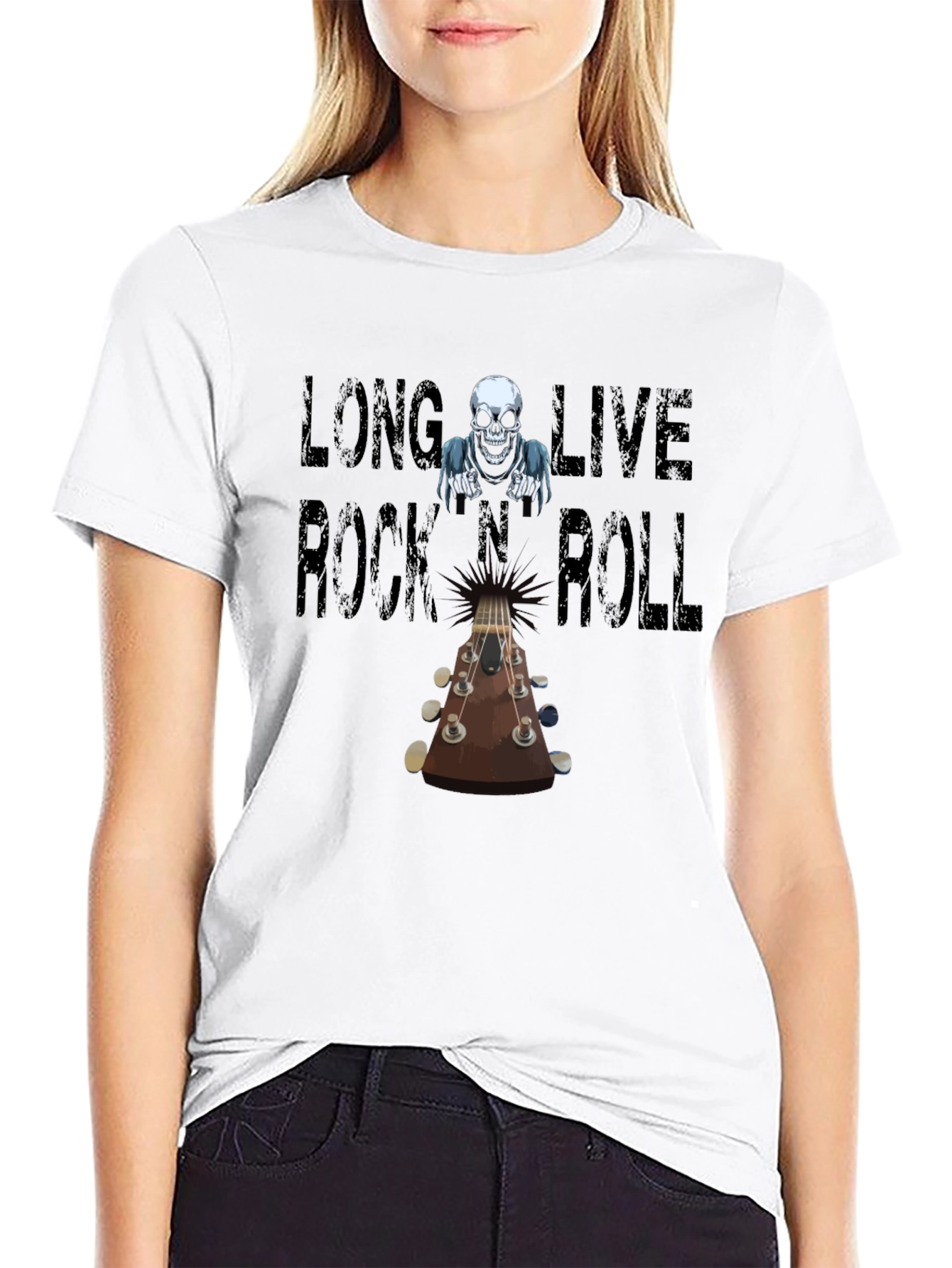 Long Live Rock N Roll Graphic T-Shirt