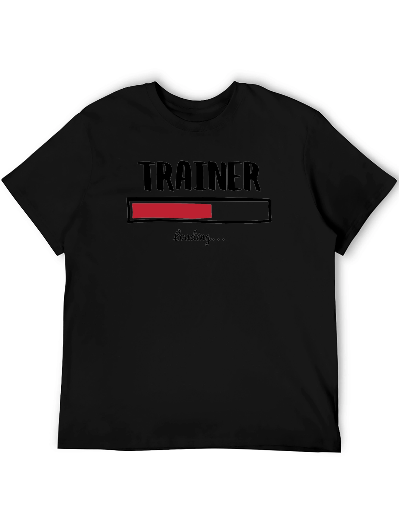 Trainer Loading Black Graphic T-Shirt