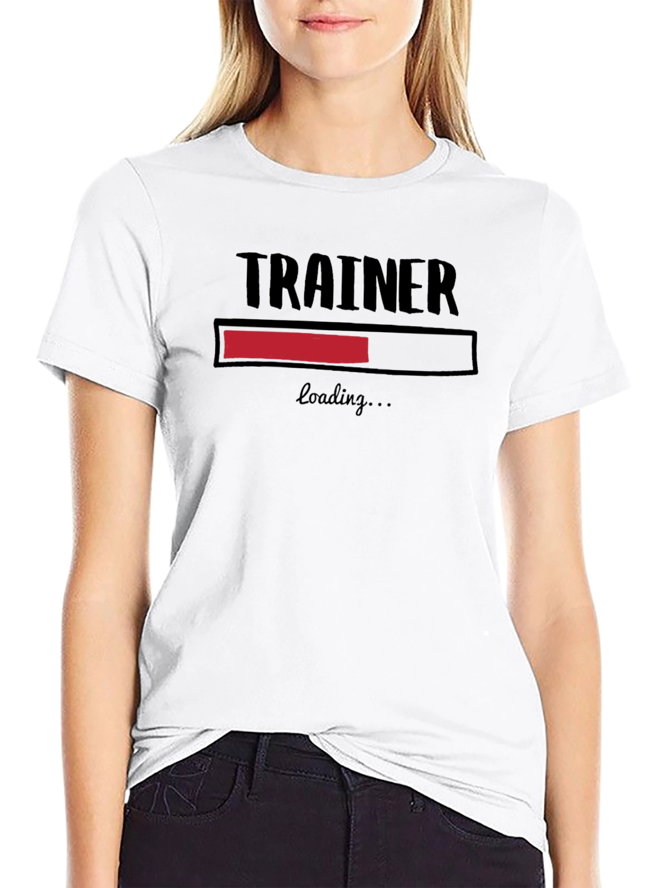 Trainer Loading Black Graphic T-Shirt