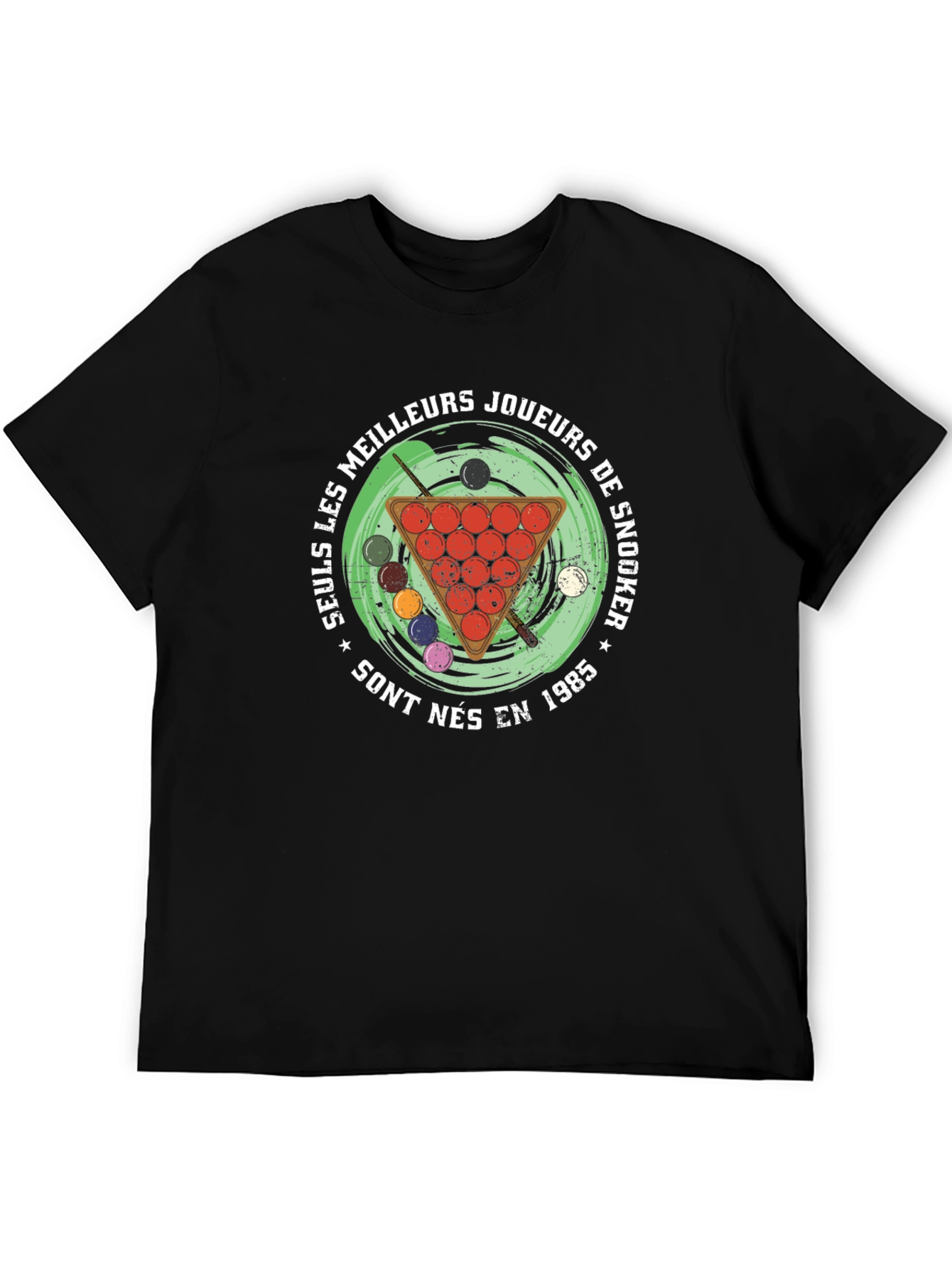 Snooker Players Born in 1985 Black Graphic Tee