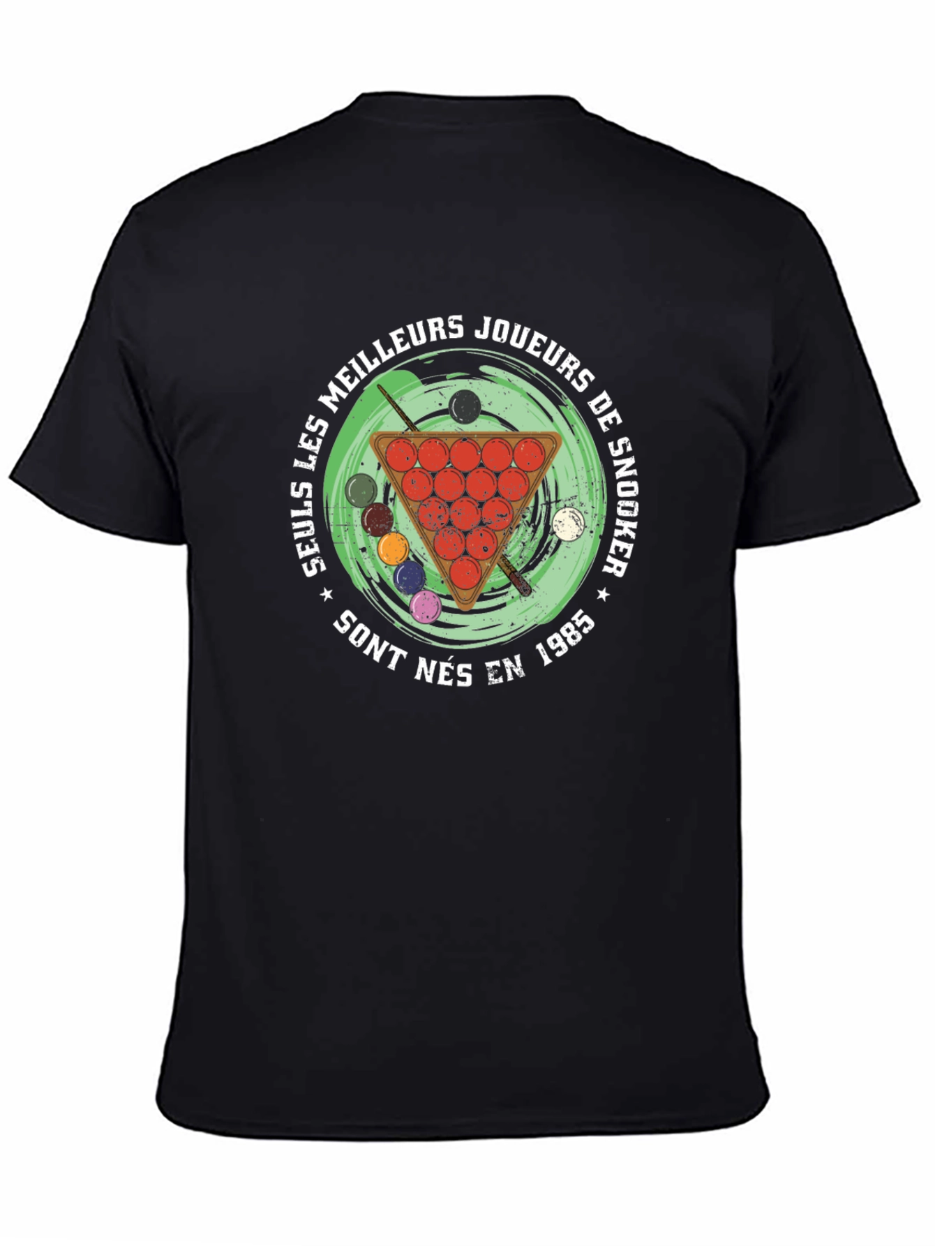 Snooker Players Born in 1985 Black Graphic Tee