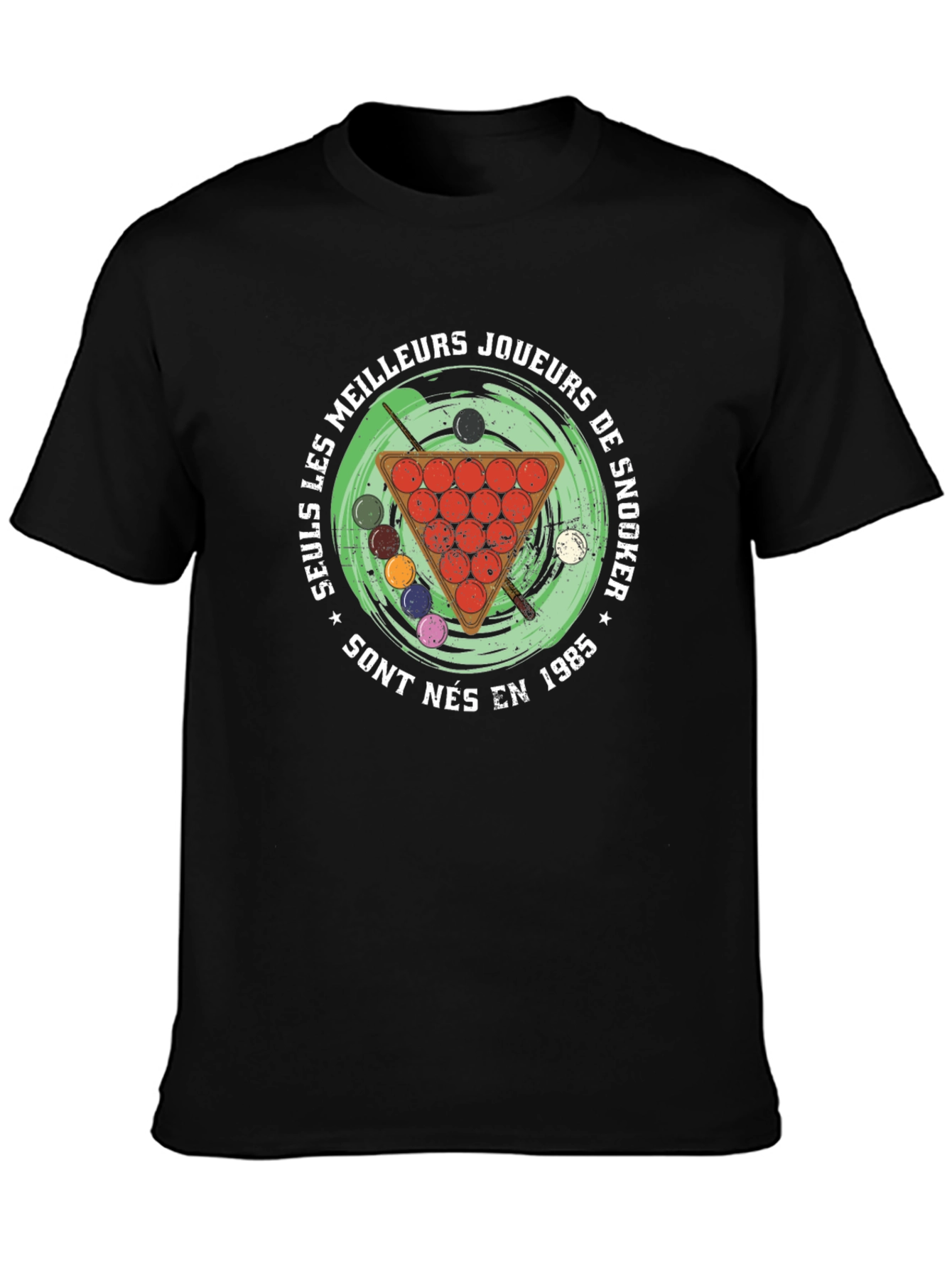 Snooker Players Born in 1985 Black Graphic Tee